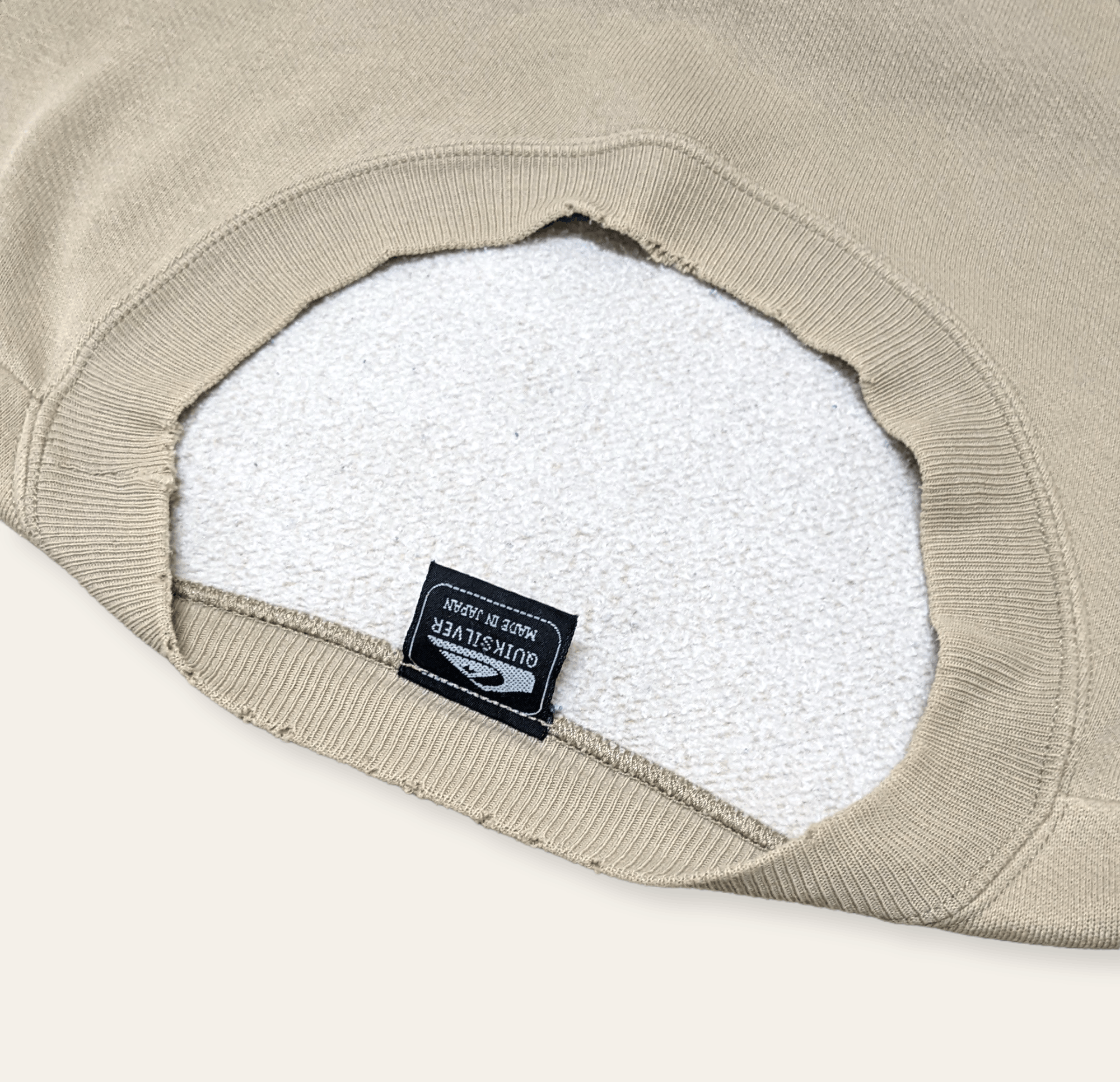 Quicksilver × Vintage Vintage Quicksilver Surfboards Japan Light Brown Sweatshirt Size US L / EU 52-54 / 3 - 10 Thumbnail