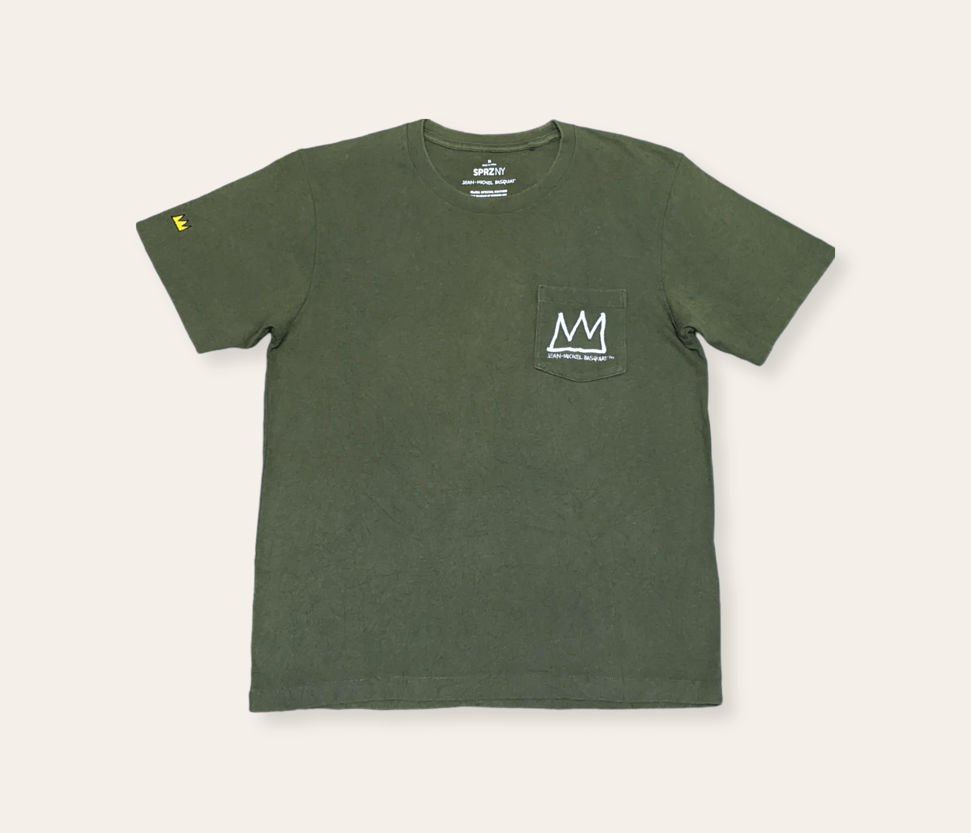 Jean-Michel Basquiat × Vintage Jean Michel Basquiat MOMA Limited Edition Crown T shirt Size US M / EU 48-50 / 2 - 1 Thumbnail