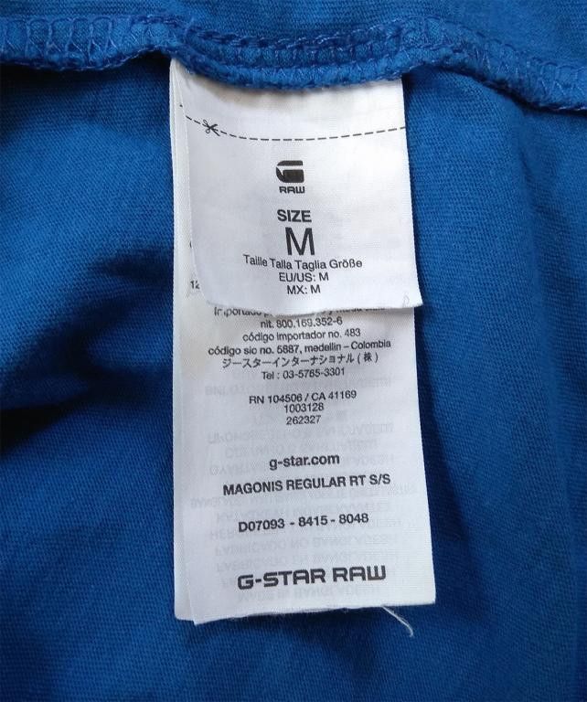 G-Star G-STAR Raw Magonis Regular Print Tee T Shirt Size US M / EU 48-50 / 2 - 4 Thumbnail