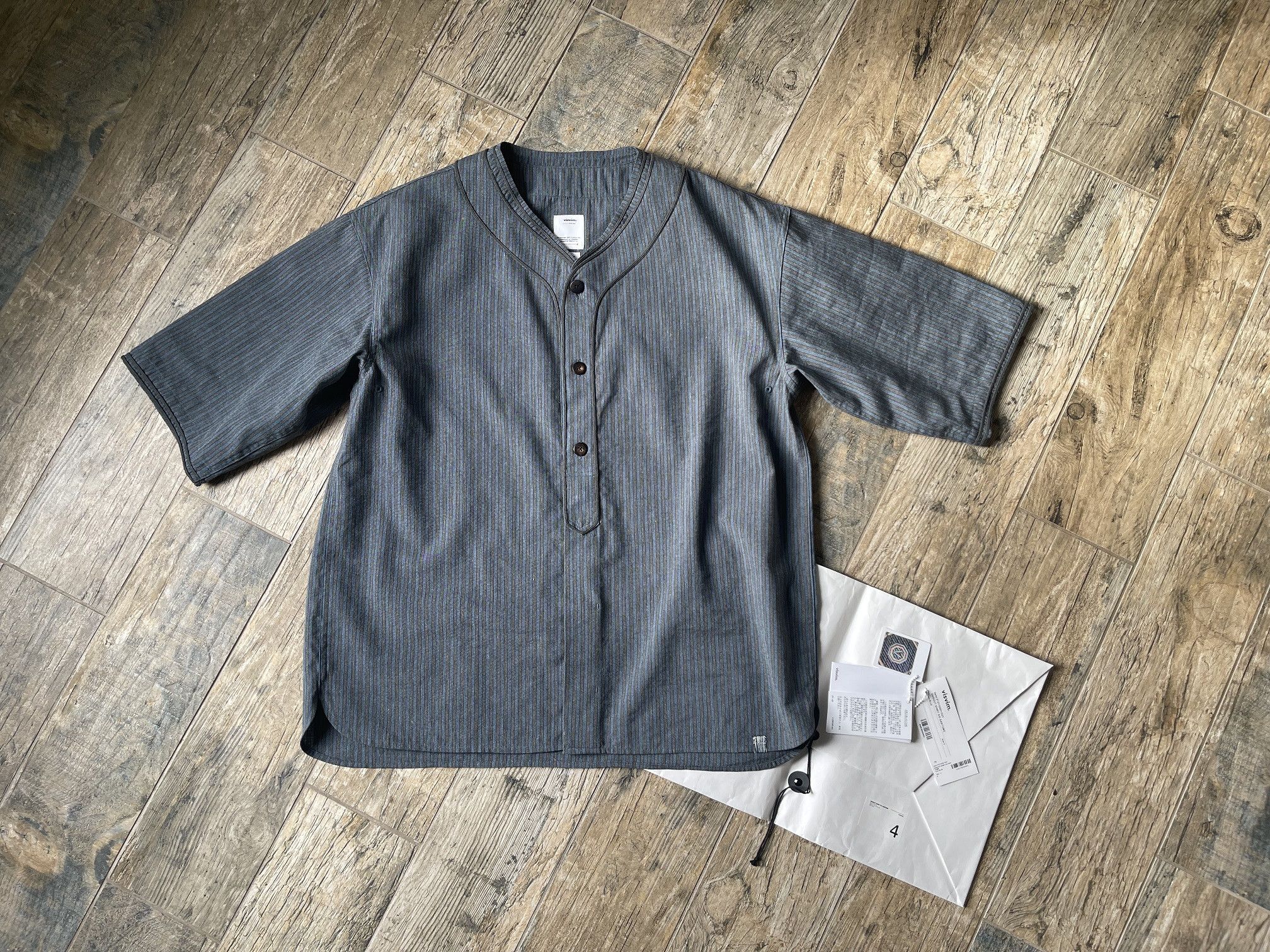 VISVIM ICT DUGOUT SHIRT S/S SANTOME