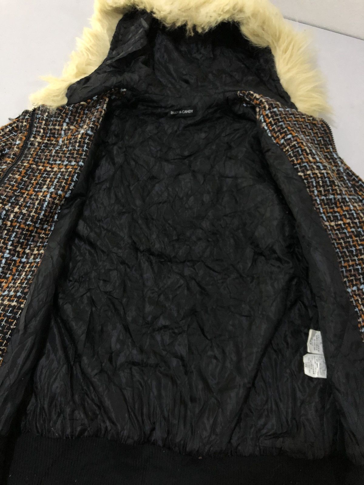 If Six Was Nine × Japanese Brand × Le Grande Bleu (L.G.B.) LGB INSPIRED KNITWEAR FUR RACOON MOHAIR JACKET HOODIE Size L / US 10 / IT 46 - 5 Thumbnail