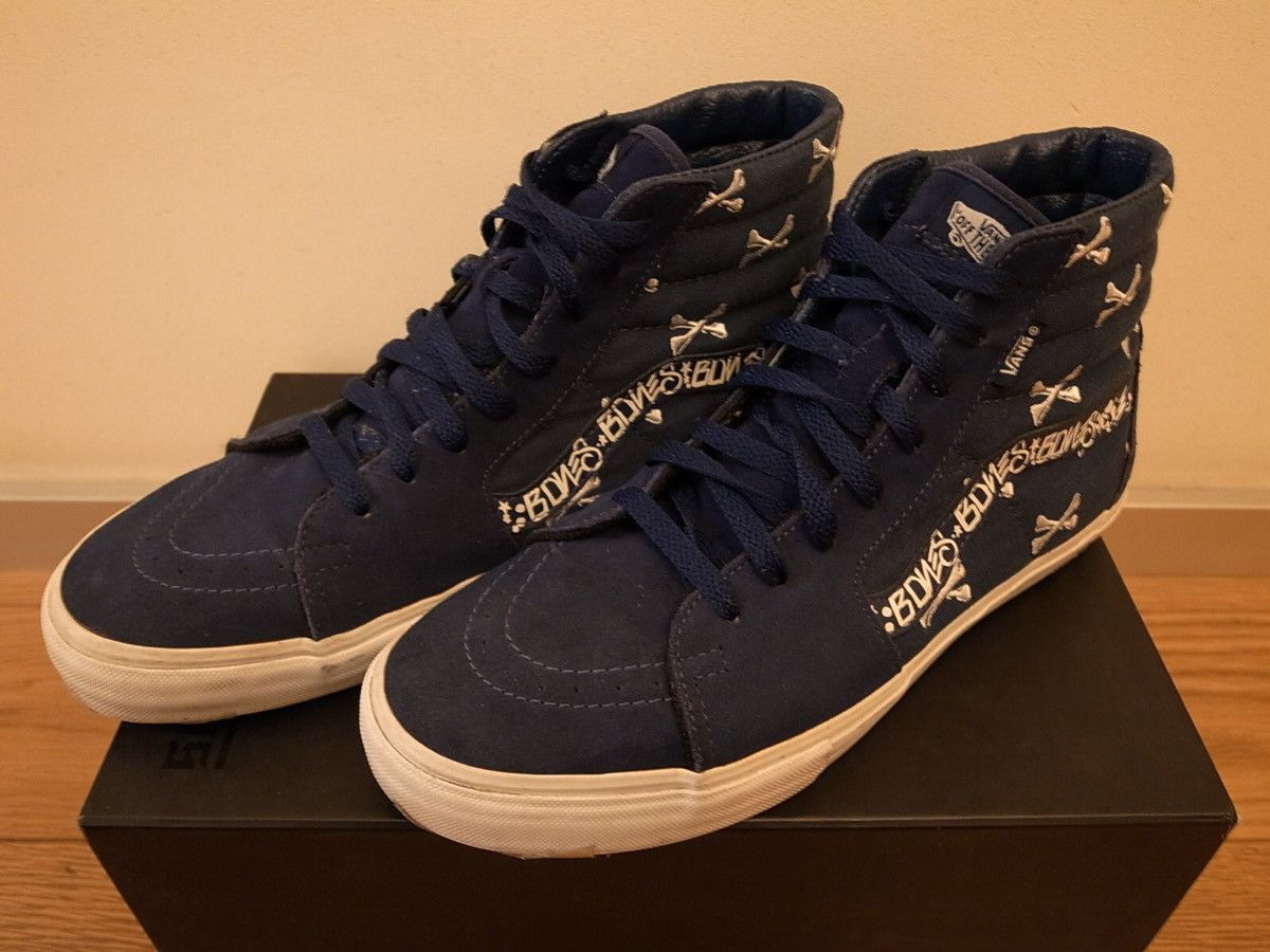 2007AW Wtaps X Vans SK8-HI Original Crossbones neighborhood 
