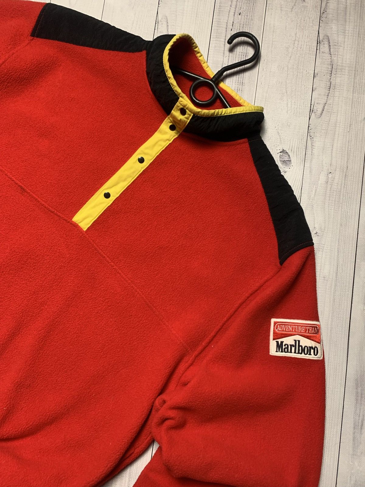 Marlboro × Vintage Vintage Marlboro fleece sweatshirt jacket size L logo rare Size US L / EU 52-54 / 3 - 2 Thumbnail