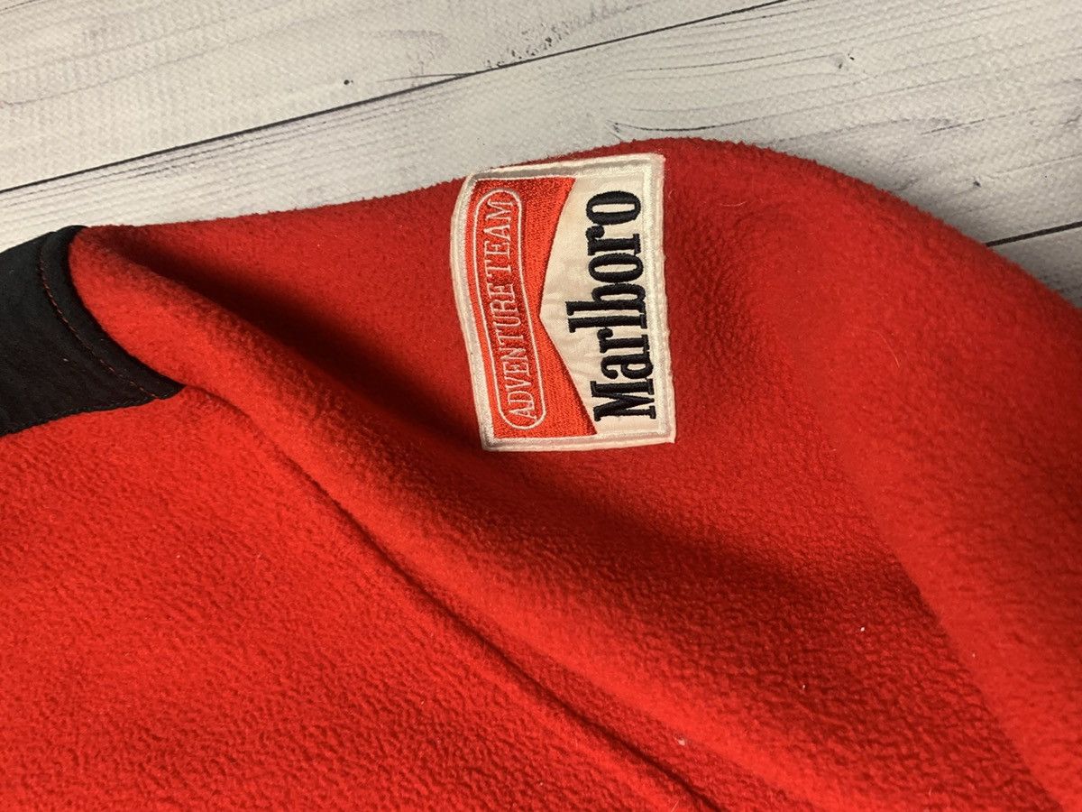 Marlboro × Vintage Vintage Marlboro fleece sweatshirt jacket size L logo rare Size US L / EU 52-54 / 3 - 5 Thumbnail