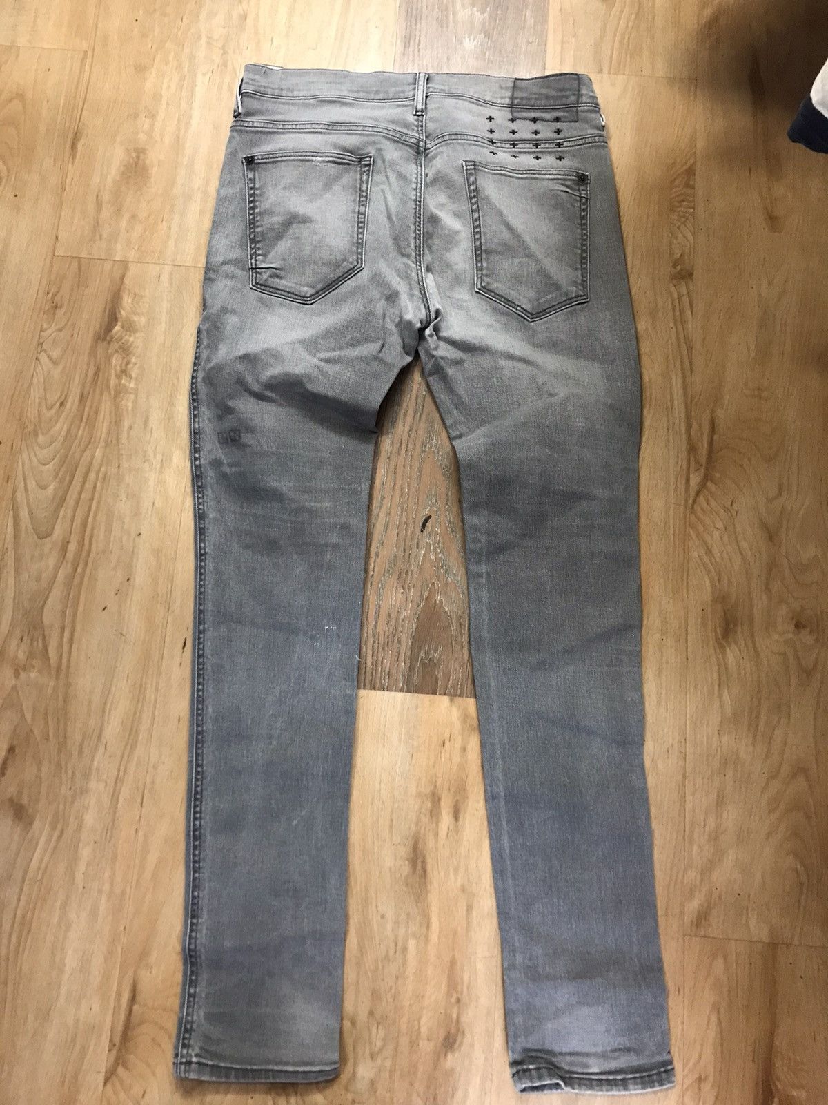image of Ksubi Van Winkle Dull Metal Jeans, Men's (Size 32)