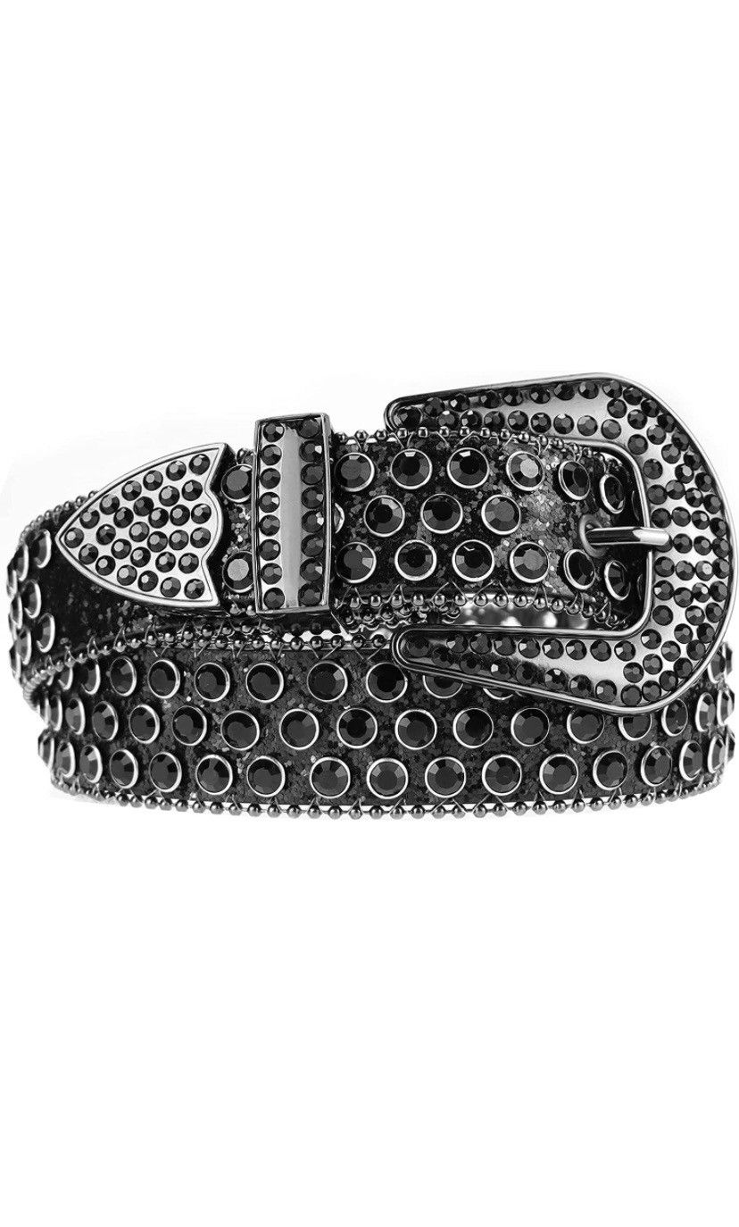 Vintage Vintage like BB Simon Belt Chrome Y2k Crystals Grailed