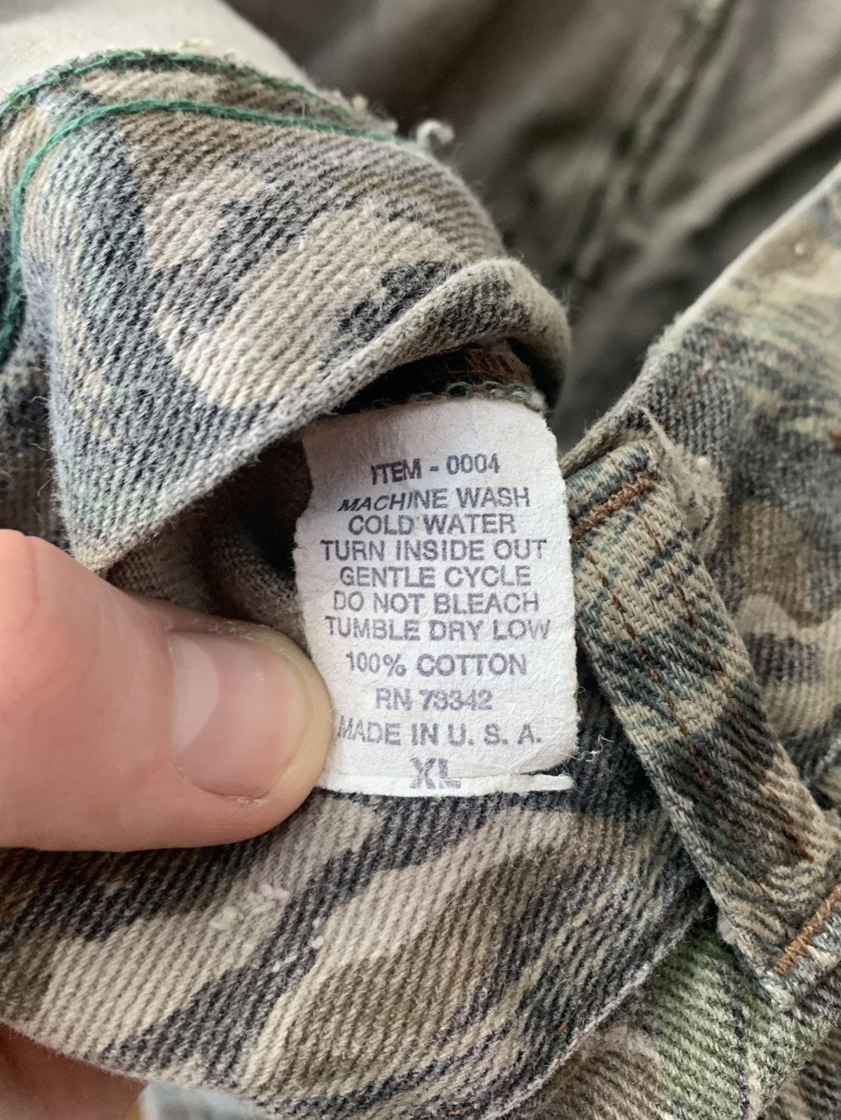 Mossy Oaks × Vintage 90s Vintage Mossy Oaks Camo XL Jeans Made in USA Real Tree Size US 38 / EU 54 - 8 Thumbnail