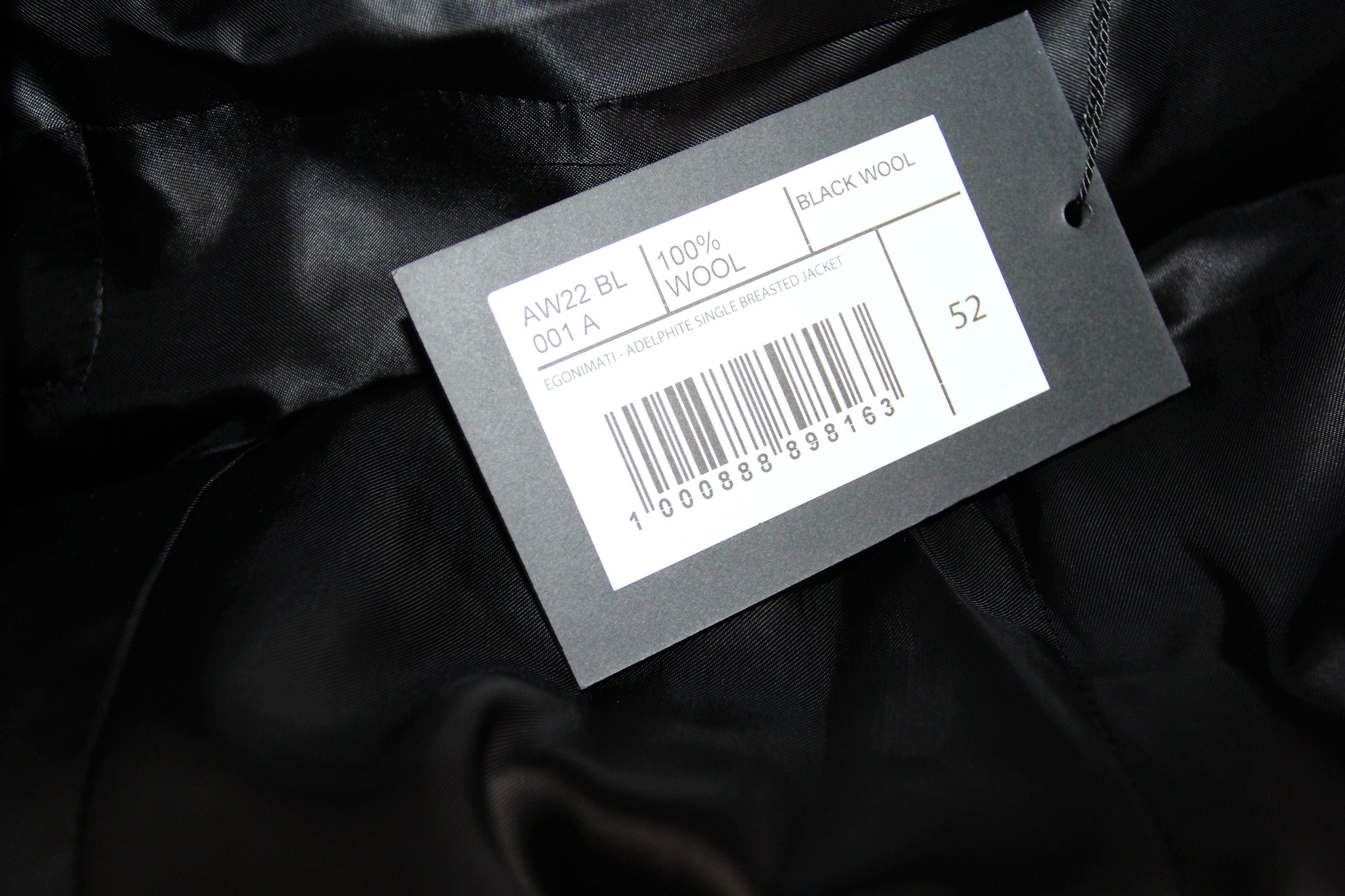 Egon Lab BNWT AW22 EGONLAB ADELPHITE SINGLE BREASTED JACKET 52 Size US L / EU 52-54 / 3 - 9 Thumbnail