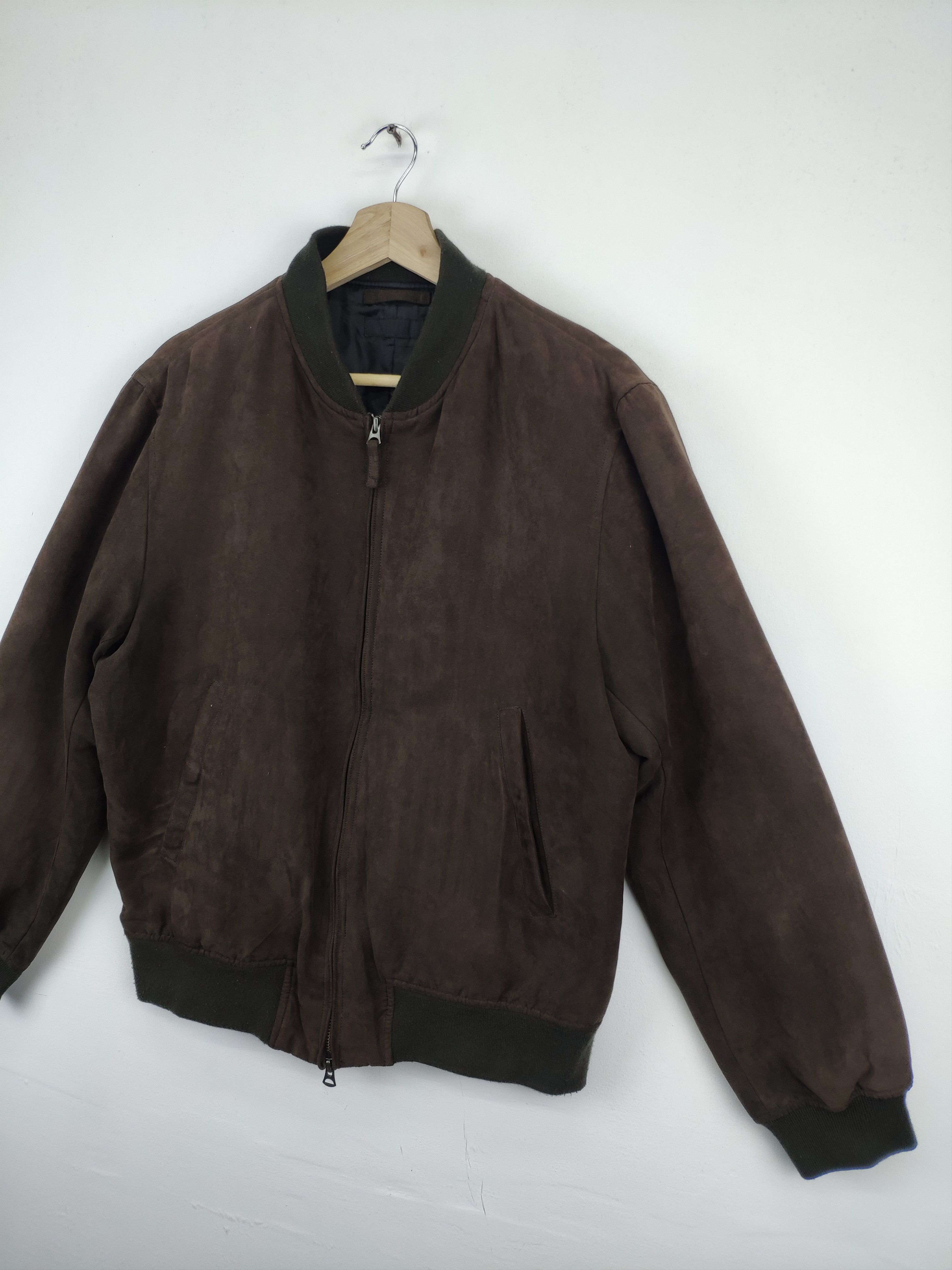 Japanese Brand × Uniqlo Uniqlo Bomber Jacket Velvet Travis Scott Style Faded Size US M / EU 48-50 / 2 - 6 Thumbnail
