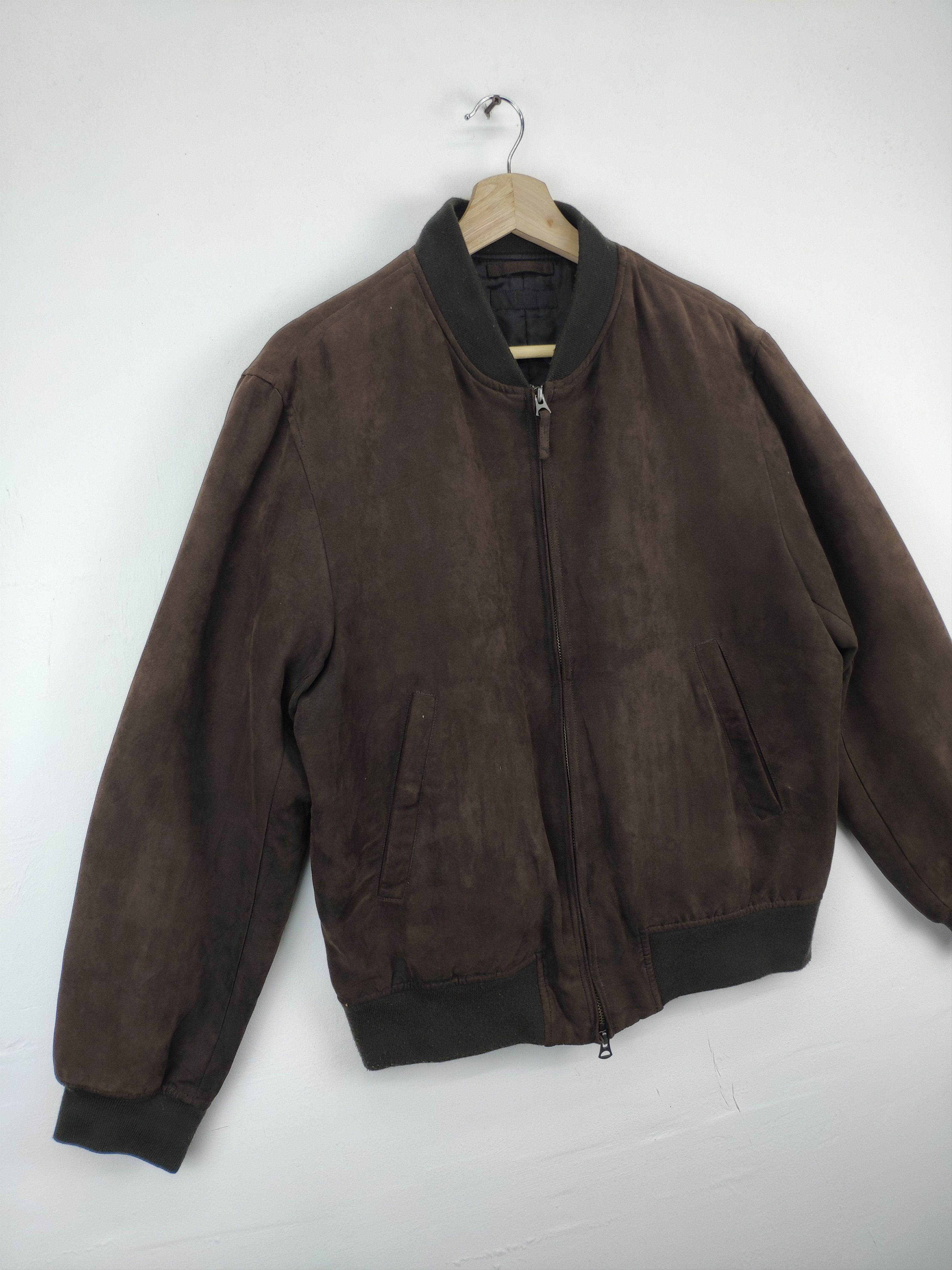 Japanese Brand × Uniqlo Uniqlo Bomber Jacket Velvet Travis Scott Style Faded Size US M / EU 48-50 / 2 - 7 Thumbnail