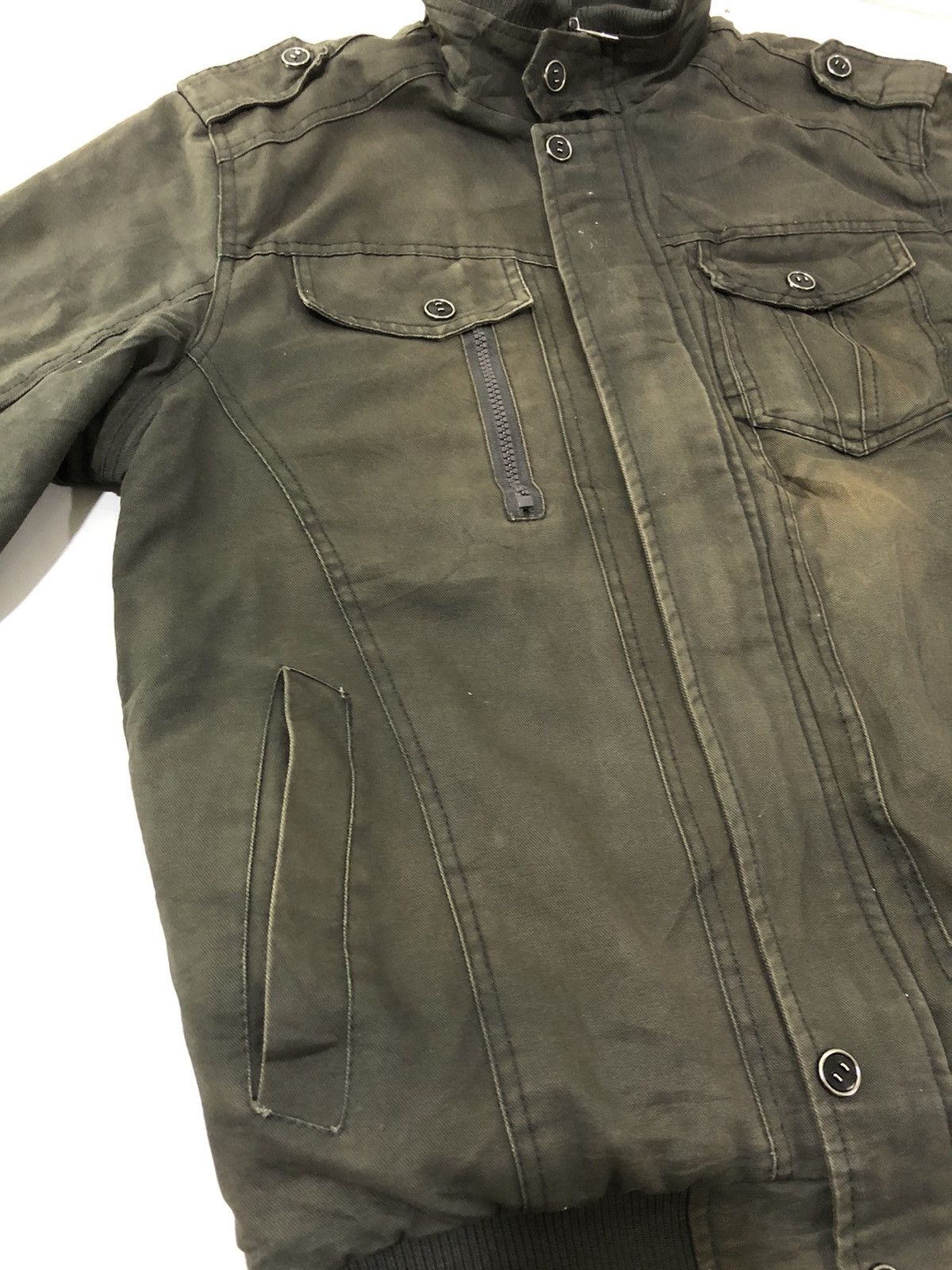 Other Outdoor Jacket military sunfaded bomber jacket style Size US M / EU 48-50 / 2 - 3 Thumbnail