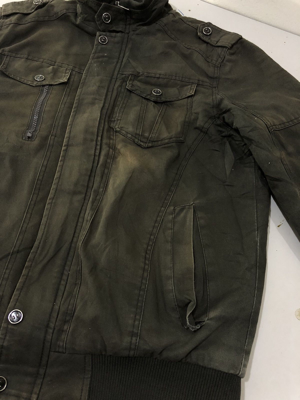 Other Outdoor Jacket military sunfaded bomber jacket style Size US M / EU 48-50 / 2 - 4 Thumbnail