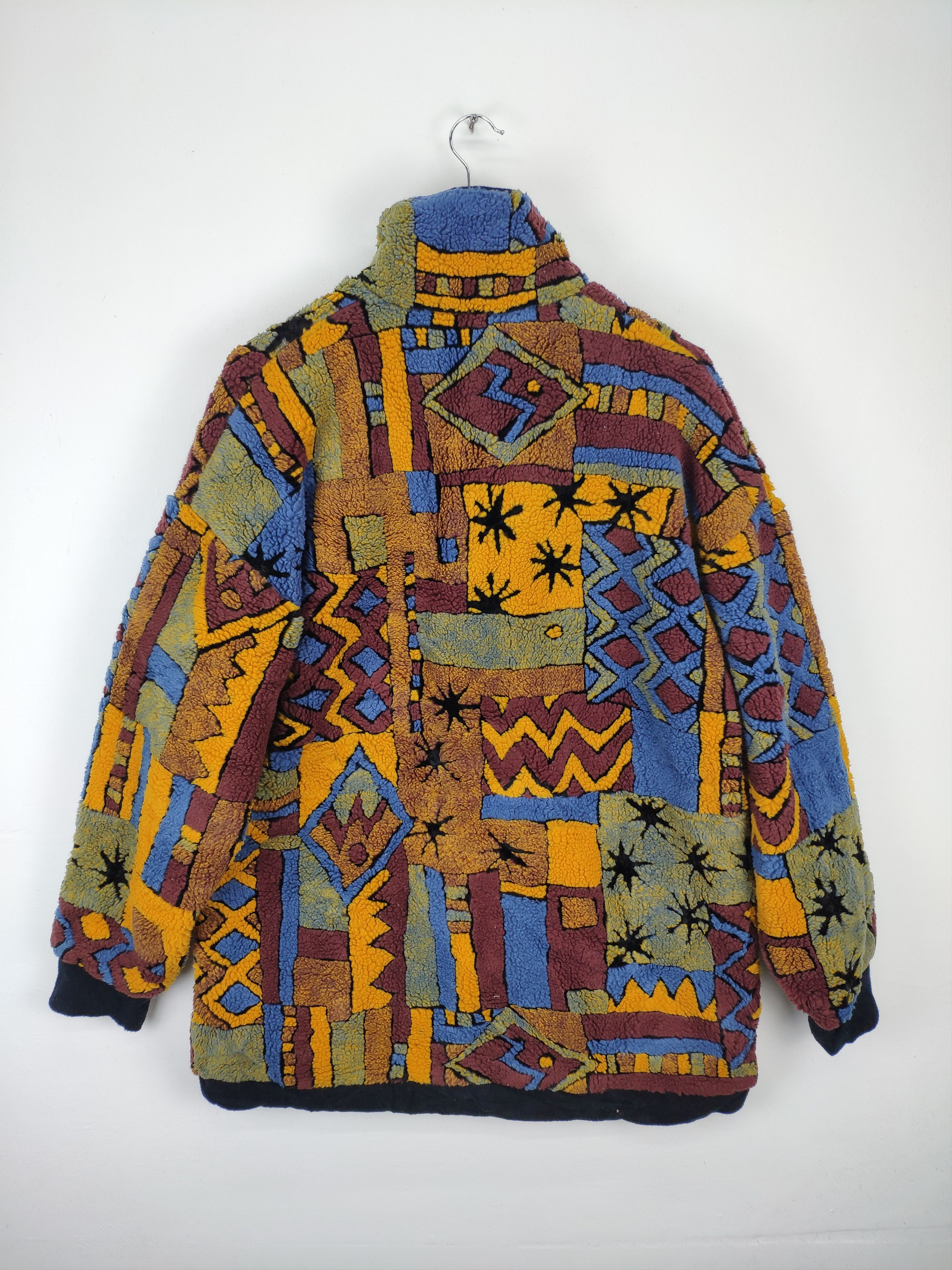 Japanese Brand × Vintage 🔥 BEST OFFER 🔥 Vintage Fleece Sherpa Jacket Coogi Style Size US M / EU 48-50 / 2 - 2 Thumbnail