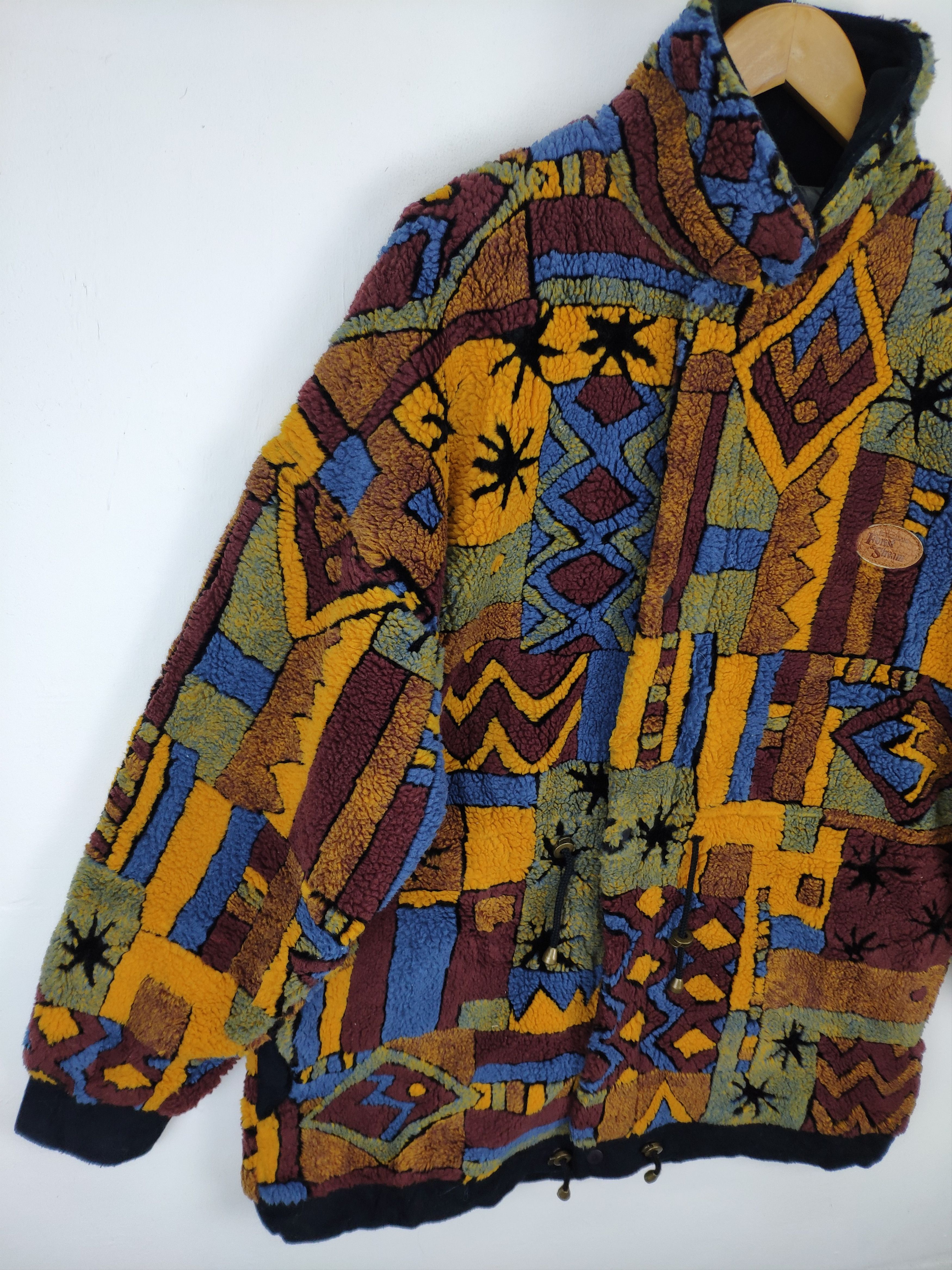 Japanese Brand × Vintage 🔥 BEST OFFER 🔥 Vintage Fleece Sherpa Jacket Coogi Style Size US M / EU 48-50 / 2 - 5 Thumbnail