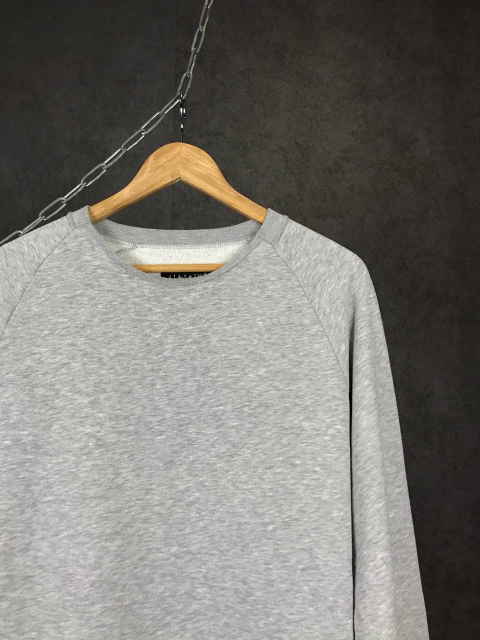 Allsaints Allsaints luxury streetwear gray sweatshirt Size US L / EU 52-54 / 3 - 2 Thumbnail