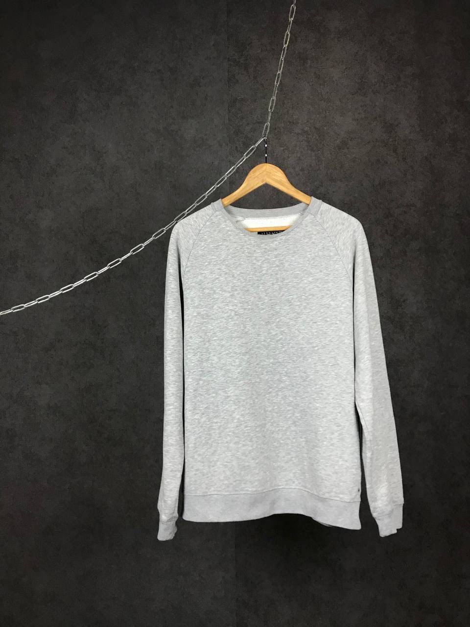 Allsaints Allsaints luxury streetwear gray sweatshirt Size US L / EU 52-54 / 3 - 1 Thumbnail