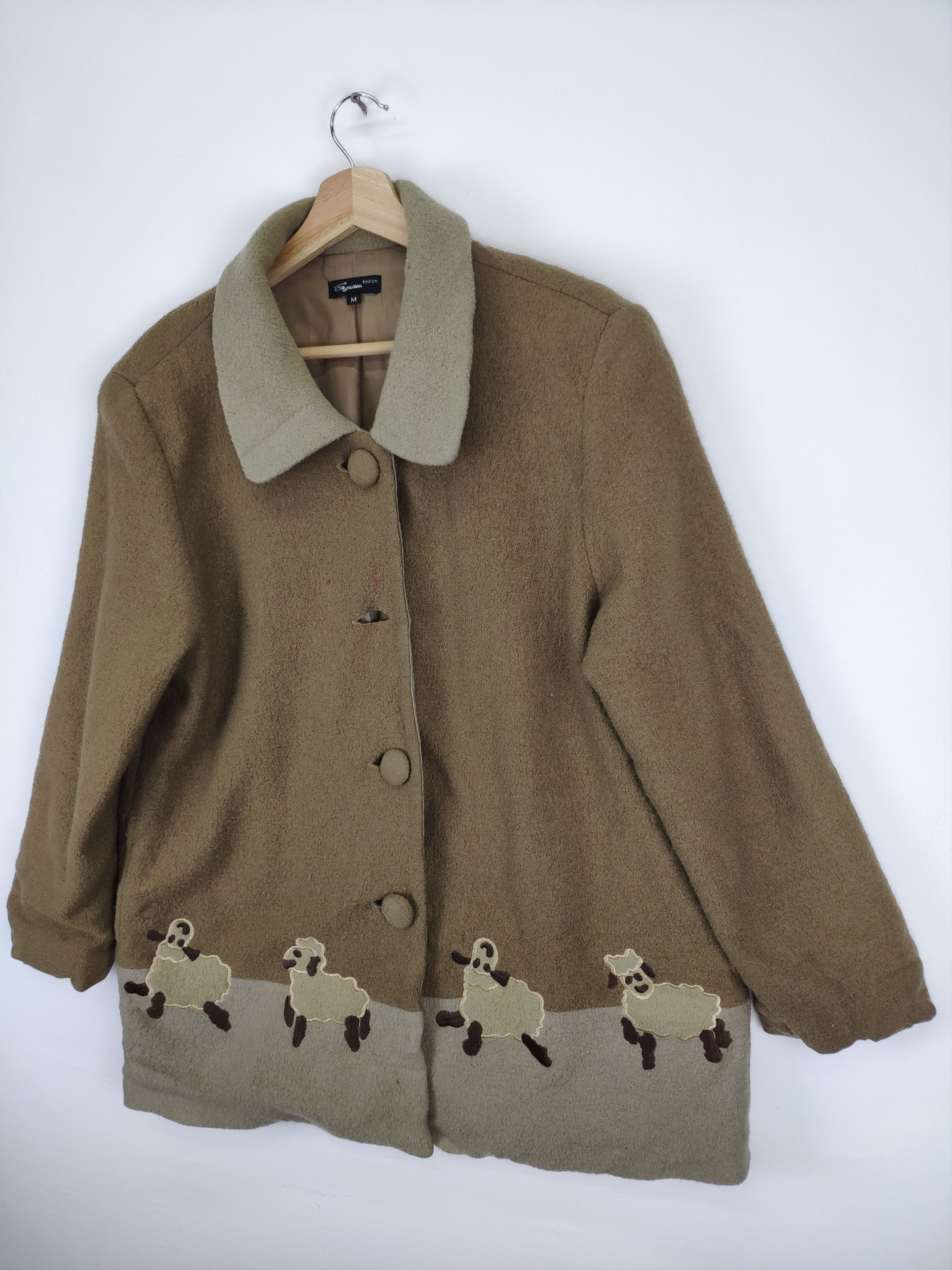 Japanese Brand × Vintage Offer 💥 Vintage Wool Cardigan Button Up by Elegance Size M / US 6-8 / IT 42-44 - 2 Thumbnail