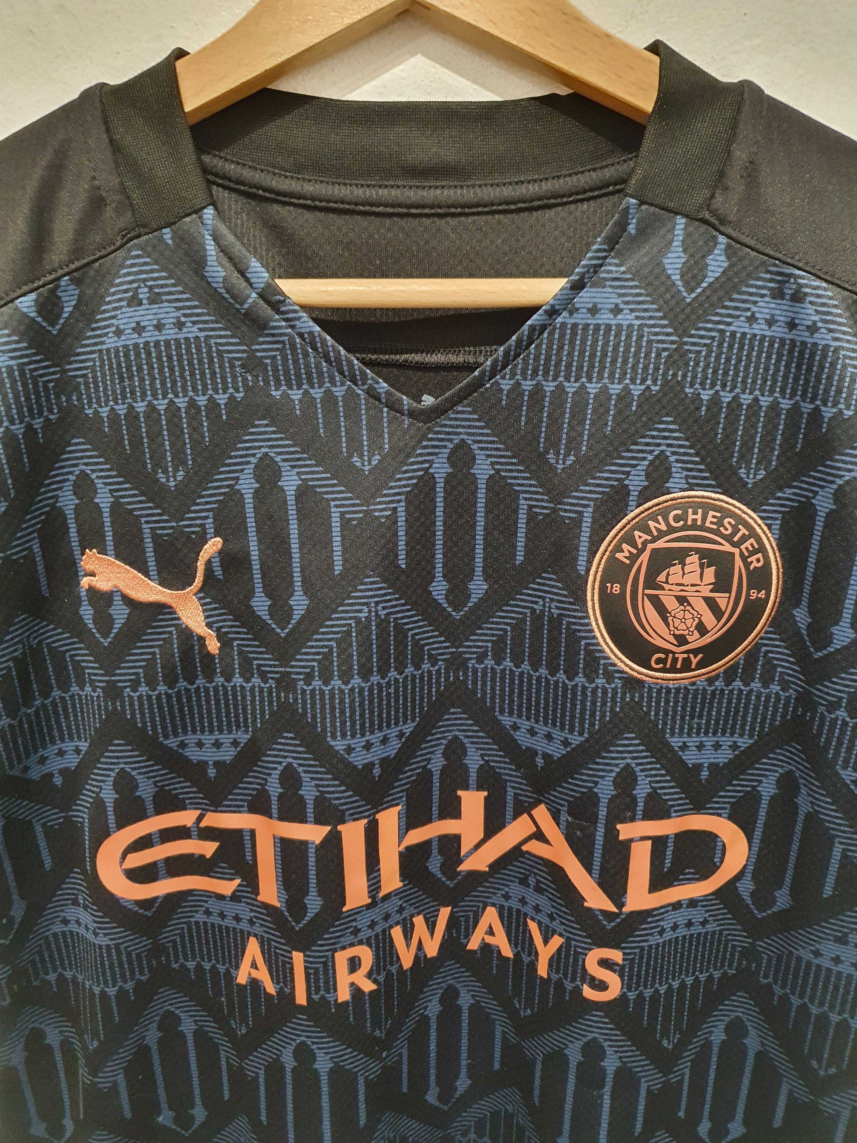 Puma PUMA MANCHESTER CITY SIZE S 2020 2021 SHIRT soccer FOOTBALL Size US S / EU 44-46 / 1 - 3 Thumbnail