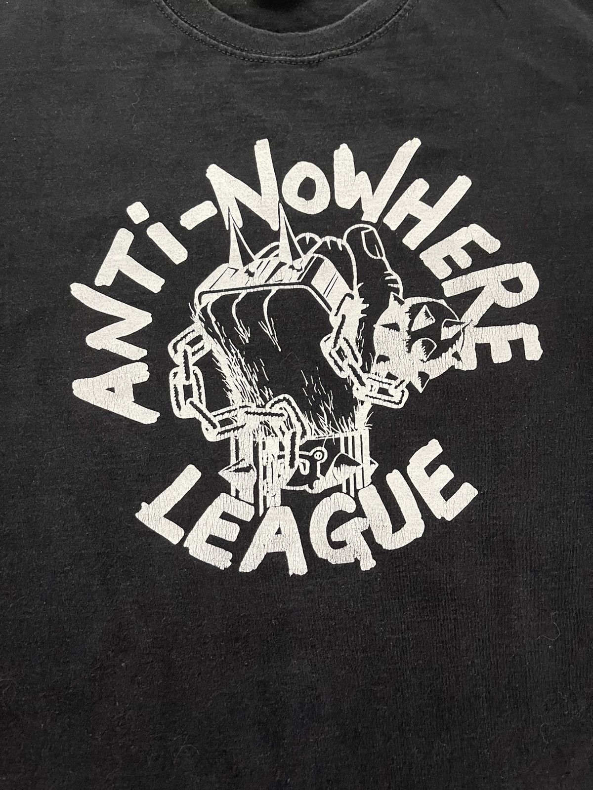 Band Tees × Vintage Anti-Nowhere League vintage 90s t-shirt Size US XL / EU 56 / 4 - 2 Thumbnail