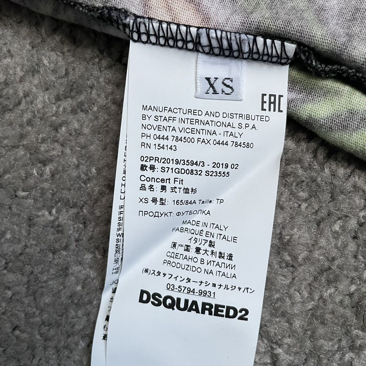 Def Leppard × Dsquared2 Dsquared2 Tie Dye printed tshirt in XS Size US XS / EU 42 / 0 - 5 Thumbnail