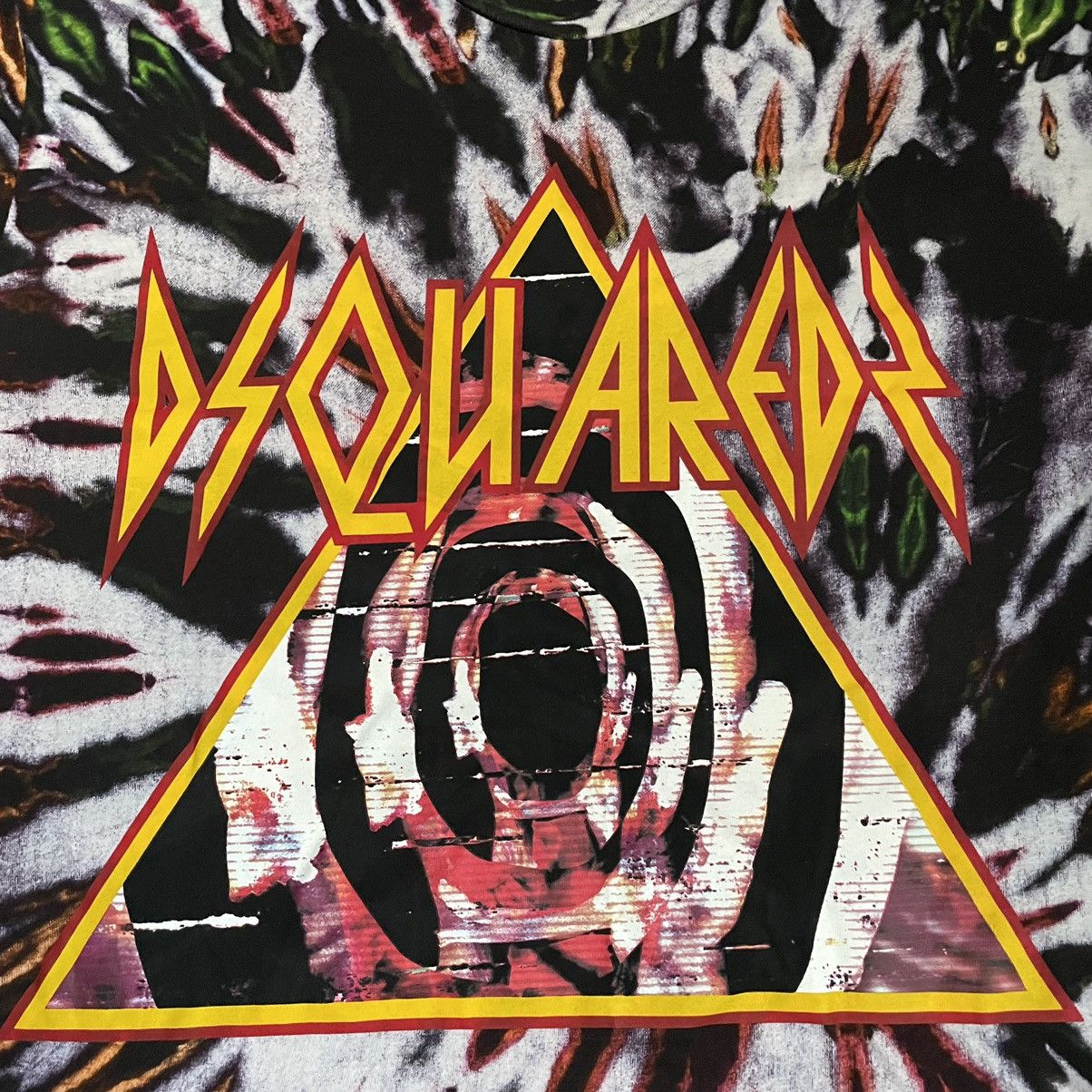 Def Leppard × Dsquared2 Dsquared2 Tie Dye printed tshirt in XS Size US XS / EU 42 / 0 - 3 Thumbnail