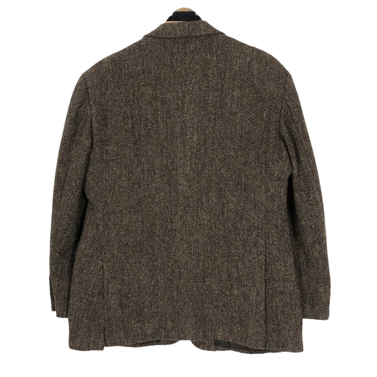 Harris Tweed Vintage 90s Harris Tweed x Resttime Excite Tweed Coat Size 38R - 11 Thumbnail