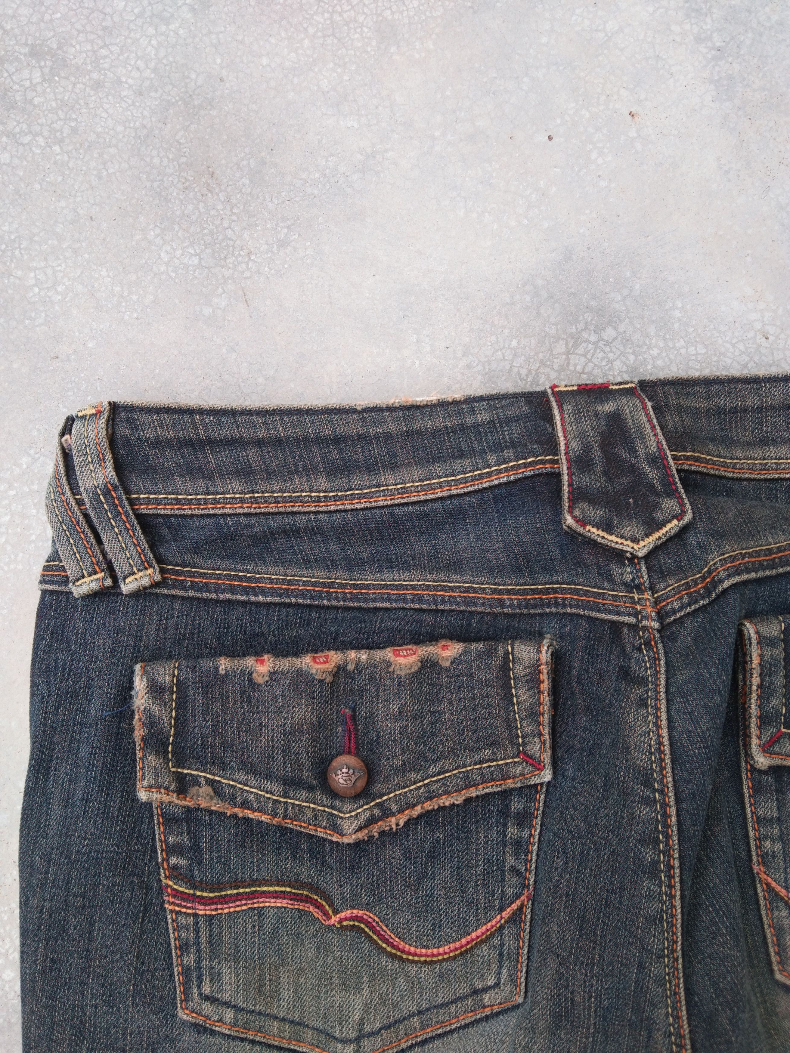 Japanese Brand Vintage Japan Brappers Flared Jeans 30x29 Size US 30 / EU 46 - 4 Thumbnail