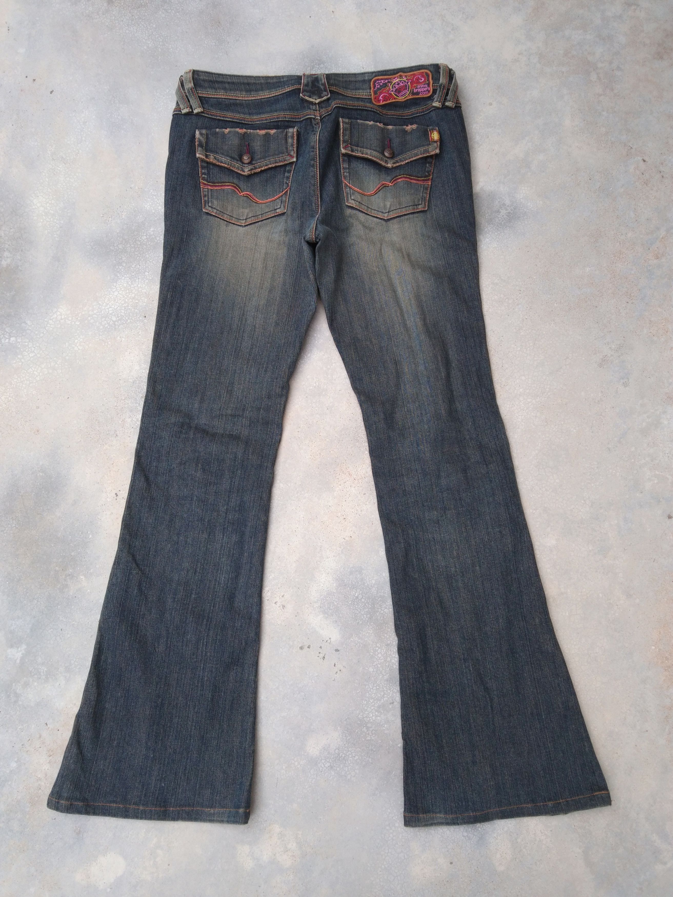 Japanese Brand Vintage Japan Brappers Flared Jeans 30x29 Size US 30 / EU 46 - 2 Thumbnail