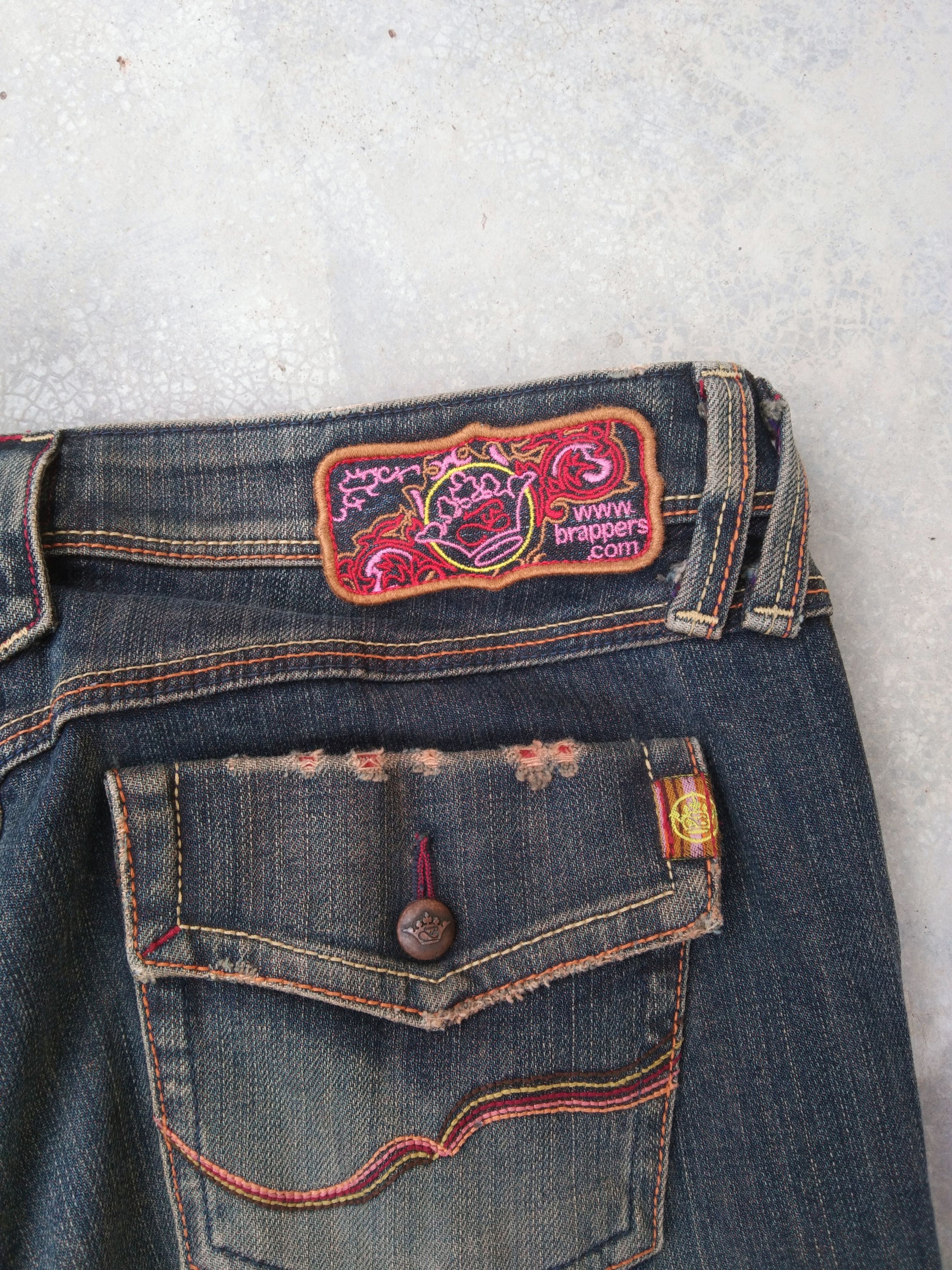 Japanese Brand Vintage Japan Brappers Flared Jeans 30x29 Size US 30 / EU 46 - 3 Thumbnail