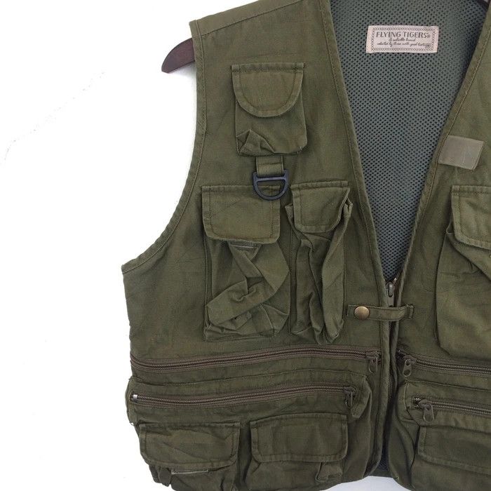 Designer × Japanese Brand Japanese Brand Flying Tigers Tactical Multipocket Vest Size US M / EU 48-50 / 2 - 3 Thumbnail