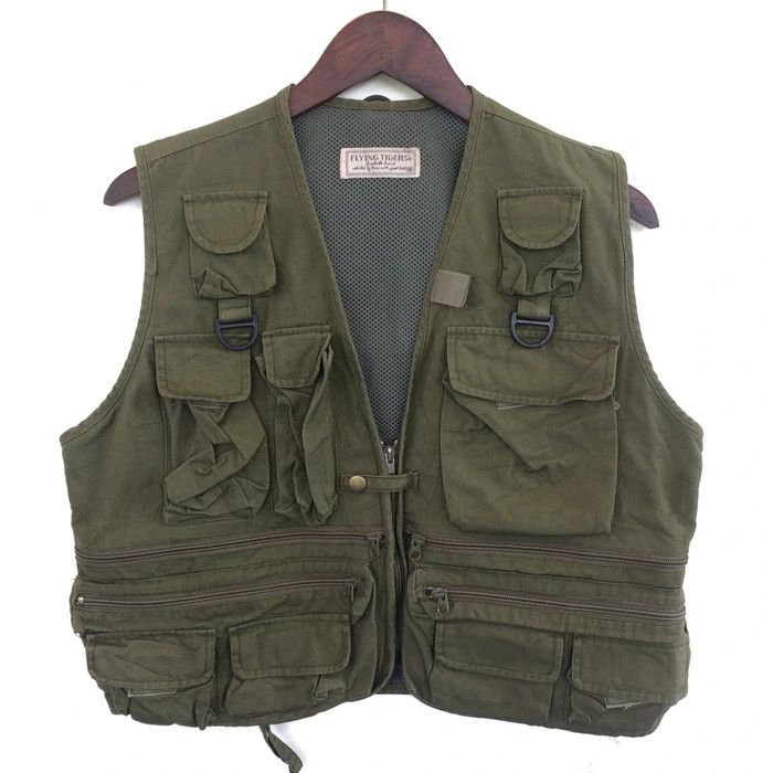 Designer × Japanese Brand Japanese Brand Flying Tigers Tactical Multipocket Vest Size US M / EU 48-50 / 2 - 1 Thumbnail