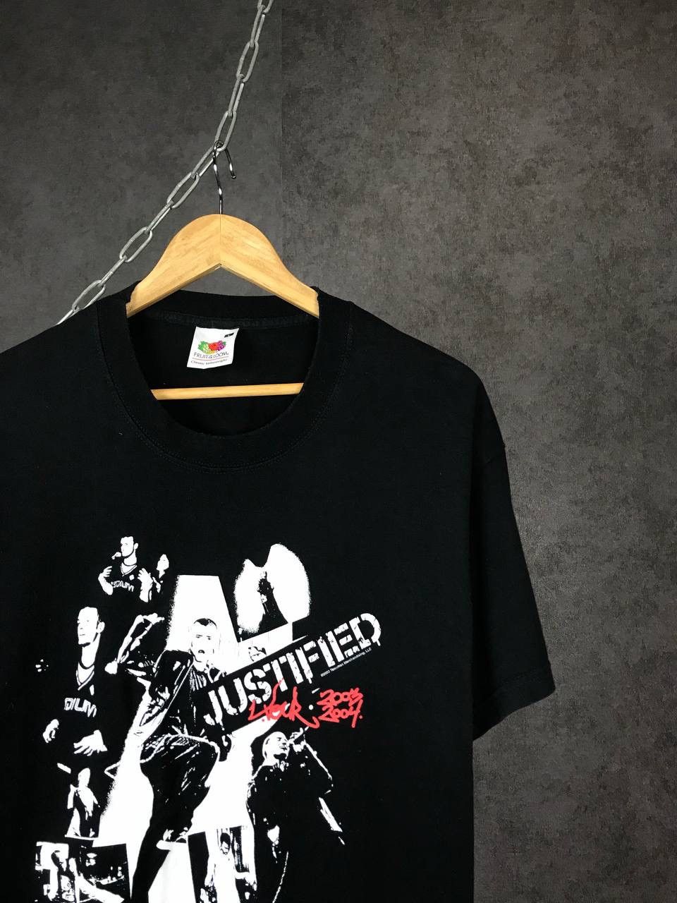 Band Tees × Vintage Justified 2003 vintage rock band tour tee Size US L / EU 52-54 / 3 - 3 Thumbnail