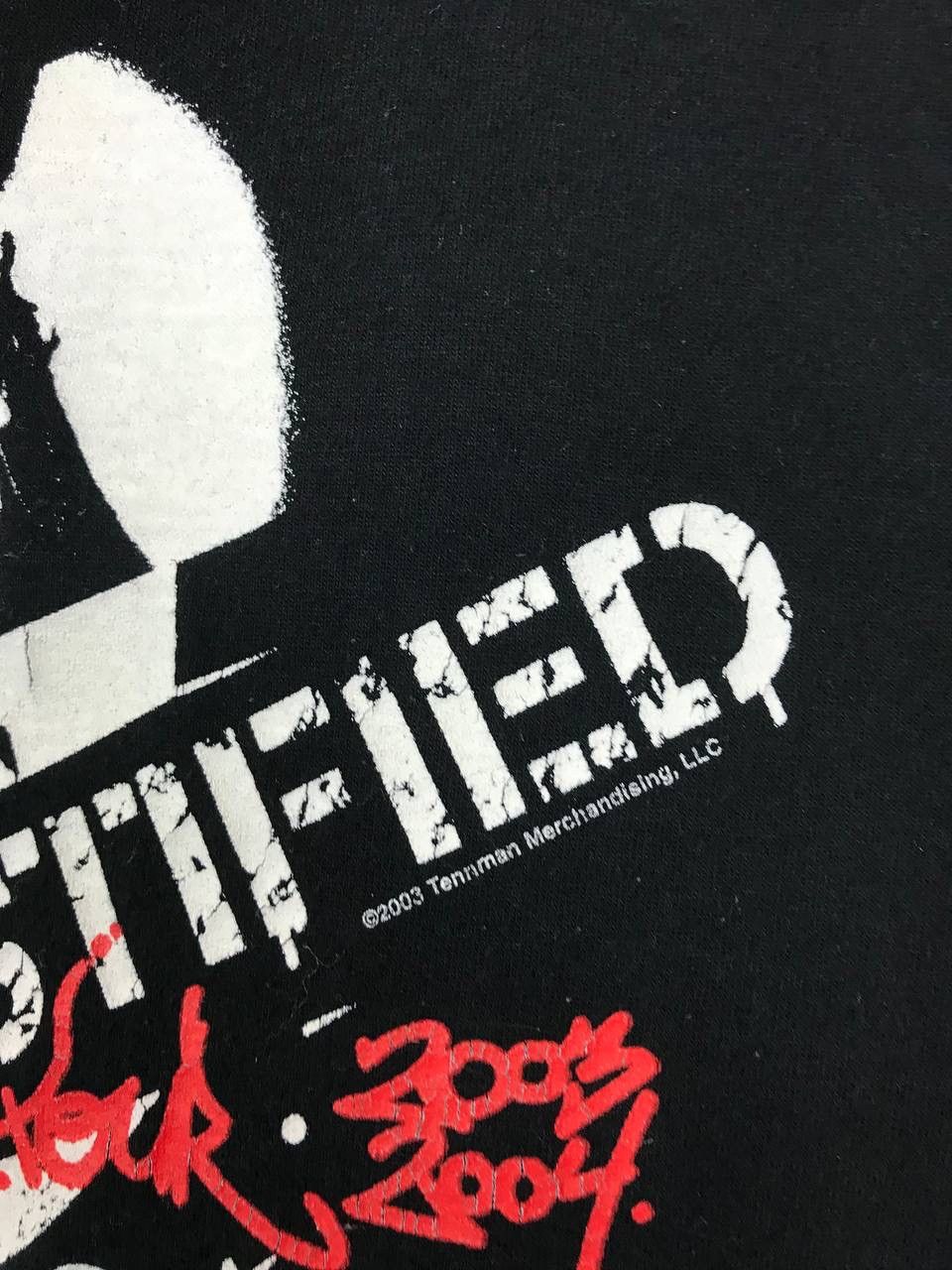 Band Tees × Vintage Justified 2003 vintage rock band tour tee Size US L / EU 52-54 / 3 - 5 Thumbnail