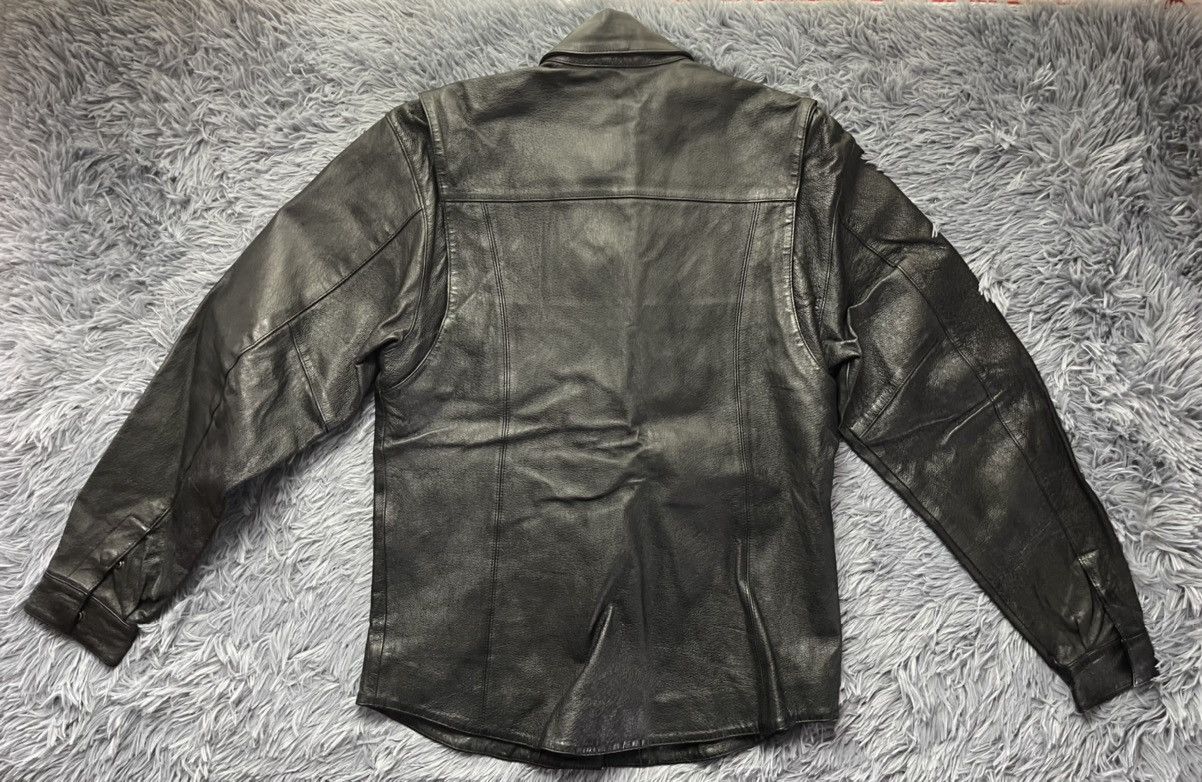 Harley Davidson × Vintage Harley Davidson vintage Y2K racing leather biker jacket Size US M / EU 48-50 / 2 - 5 Thumbnail