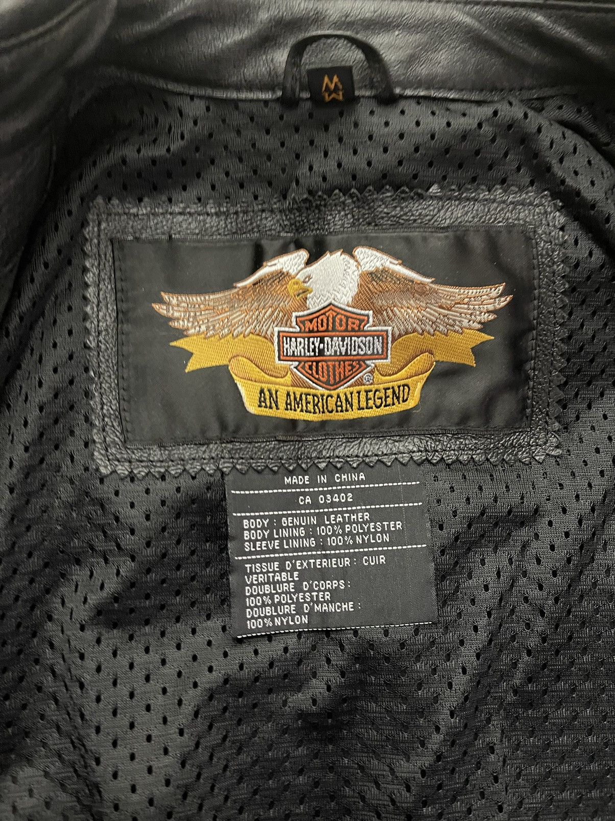 Harley Davidson × Vintage Harley Davidson vintage Y2K racing leather biker jacket Size US M / EU 48-50 / 2 - 6 Thumbnail