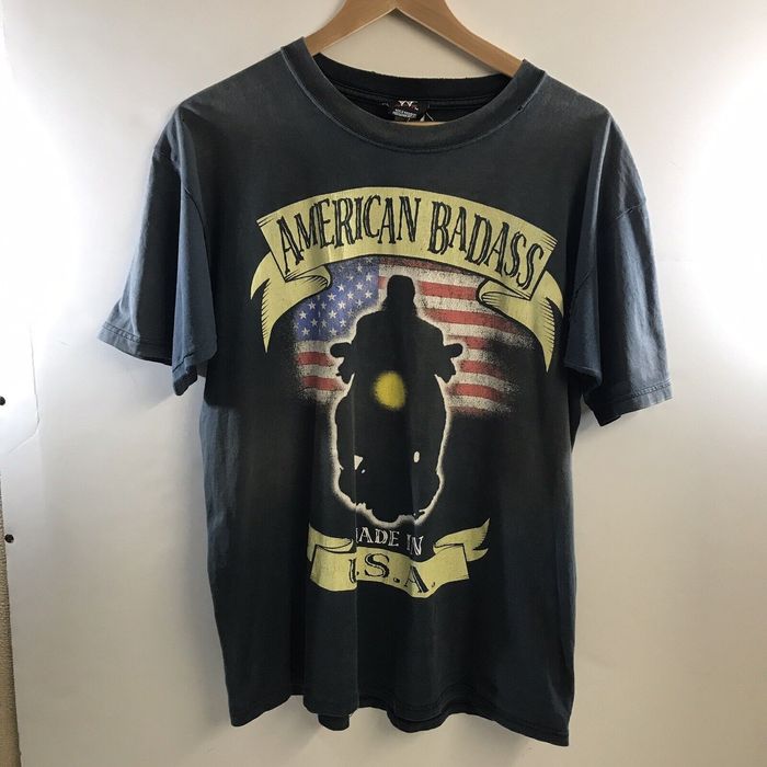 Wwf Vintage WWF Undertaker American Badass T-Shirt Men's L Made | Grailed