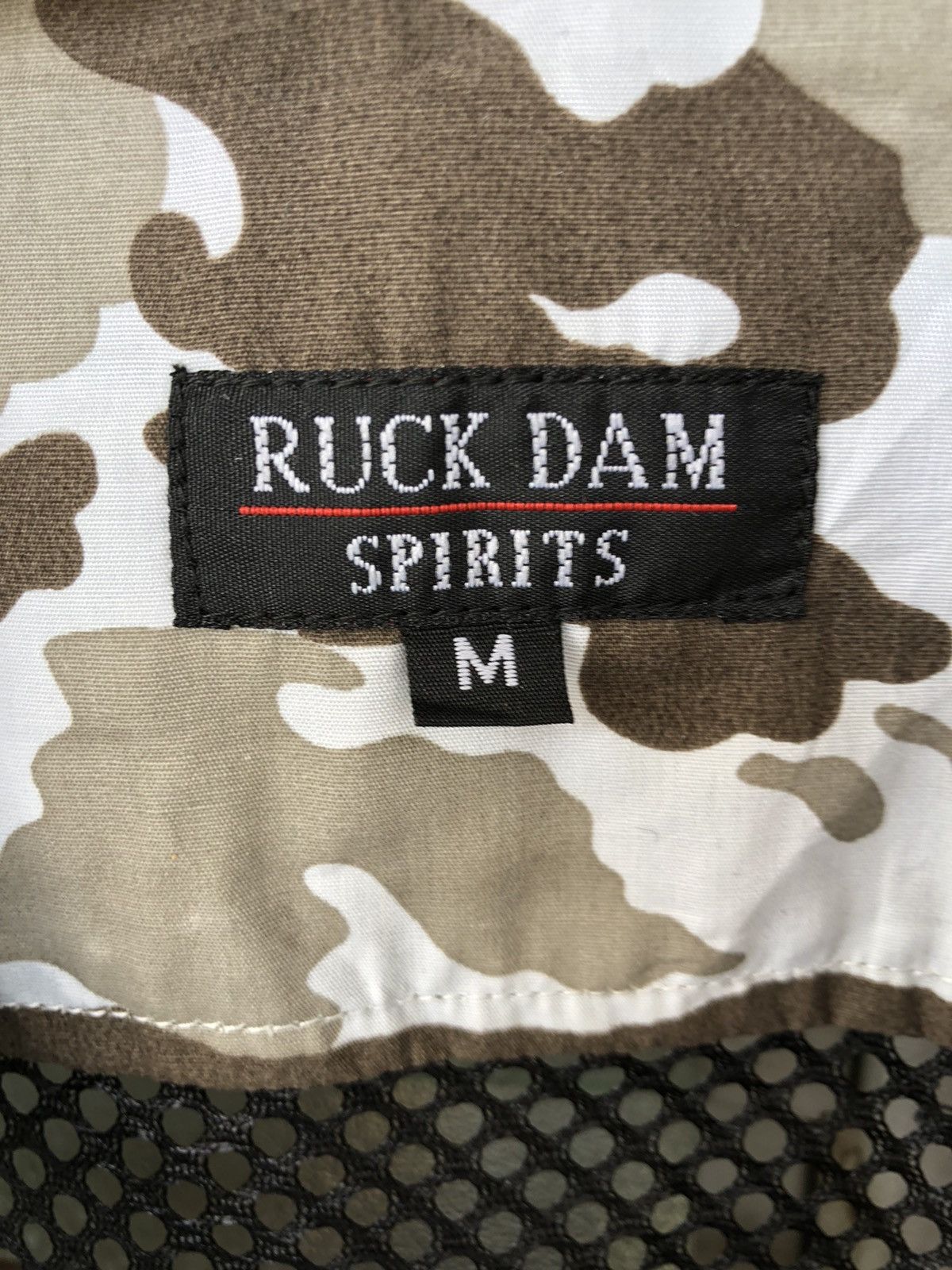 Vintage Vintage Ruck Dam Spirits Camouflage Vest Size US M / EU 48-50 / 2 - 4 Thumbnail