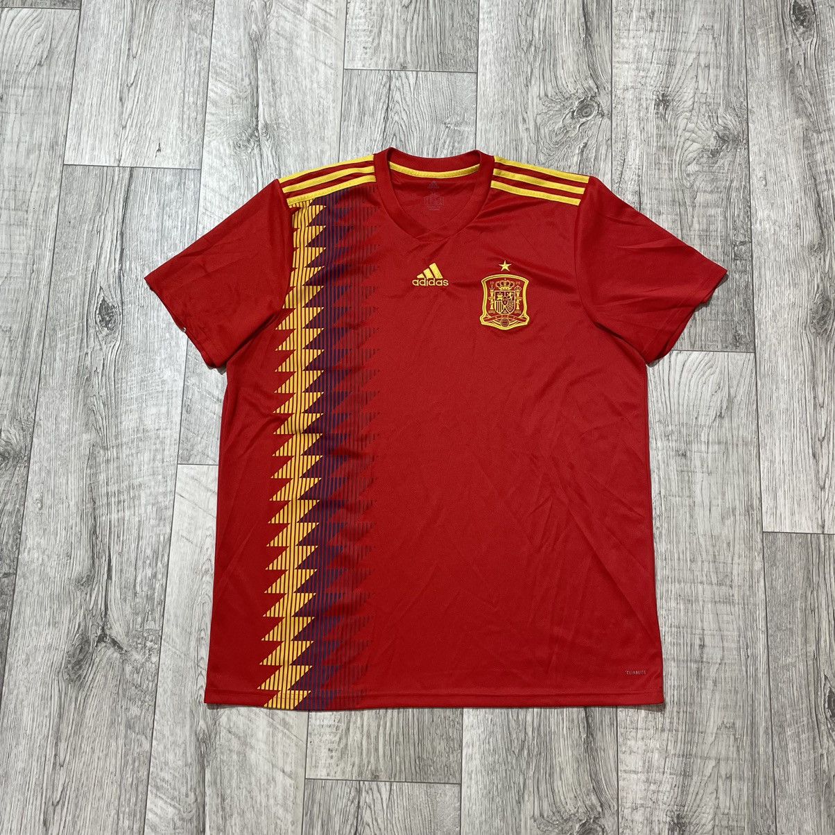 Adidas × Pro Player Adidas SPAIN 🇪🇸 jersey y2k sportswear football tee drill Size US XL / EU 56 / 4 - 1 Thumbnail