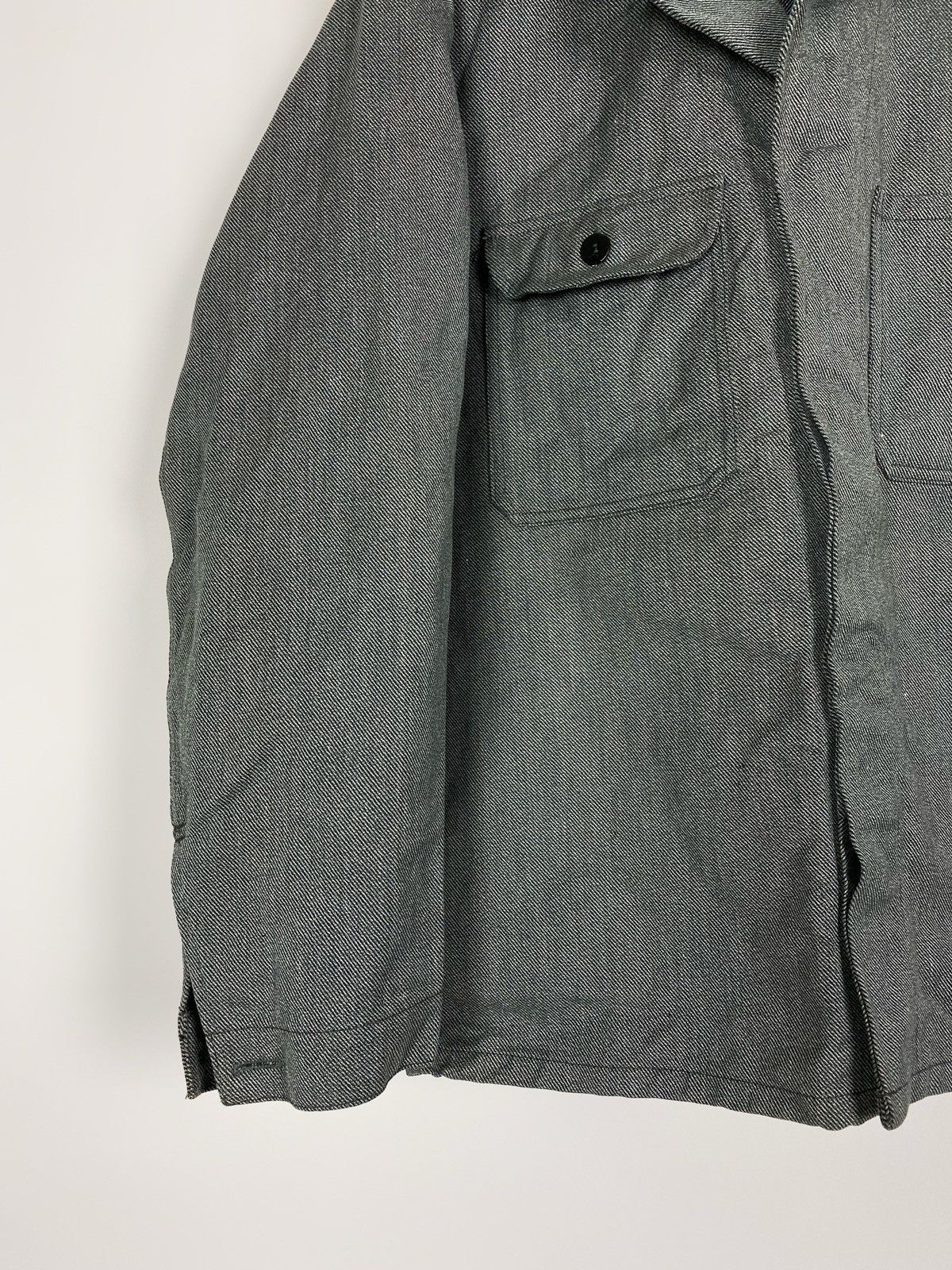 Le Laboureur 70s Vintage Swiss Salt and Pepper Chest Pocket Work Jacket Size US M / EU 48-50 / 2 - 10 Thumbnail