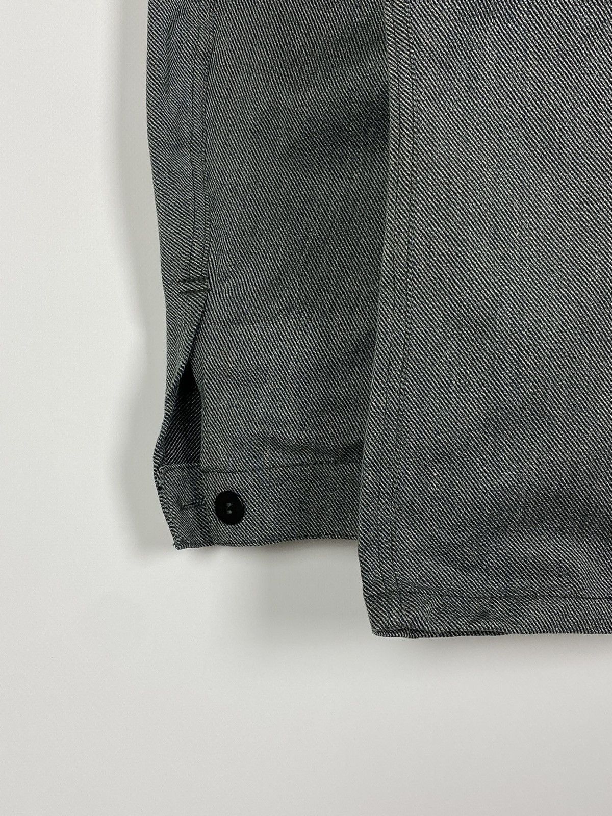 Le Laboureur 70s Vintage Swiss Salt and Pepper Chest Pocket Work Jacket Size US M / EU 48-50 / 2 - 15 Thumbnail