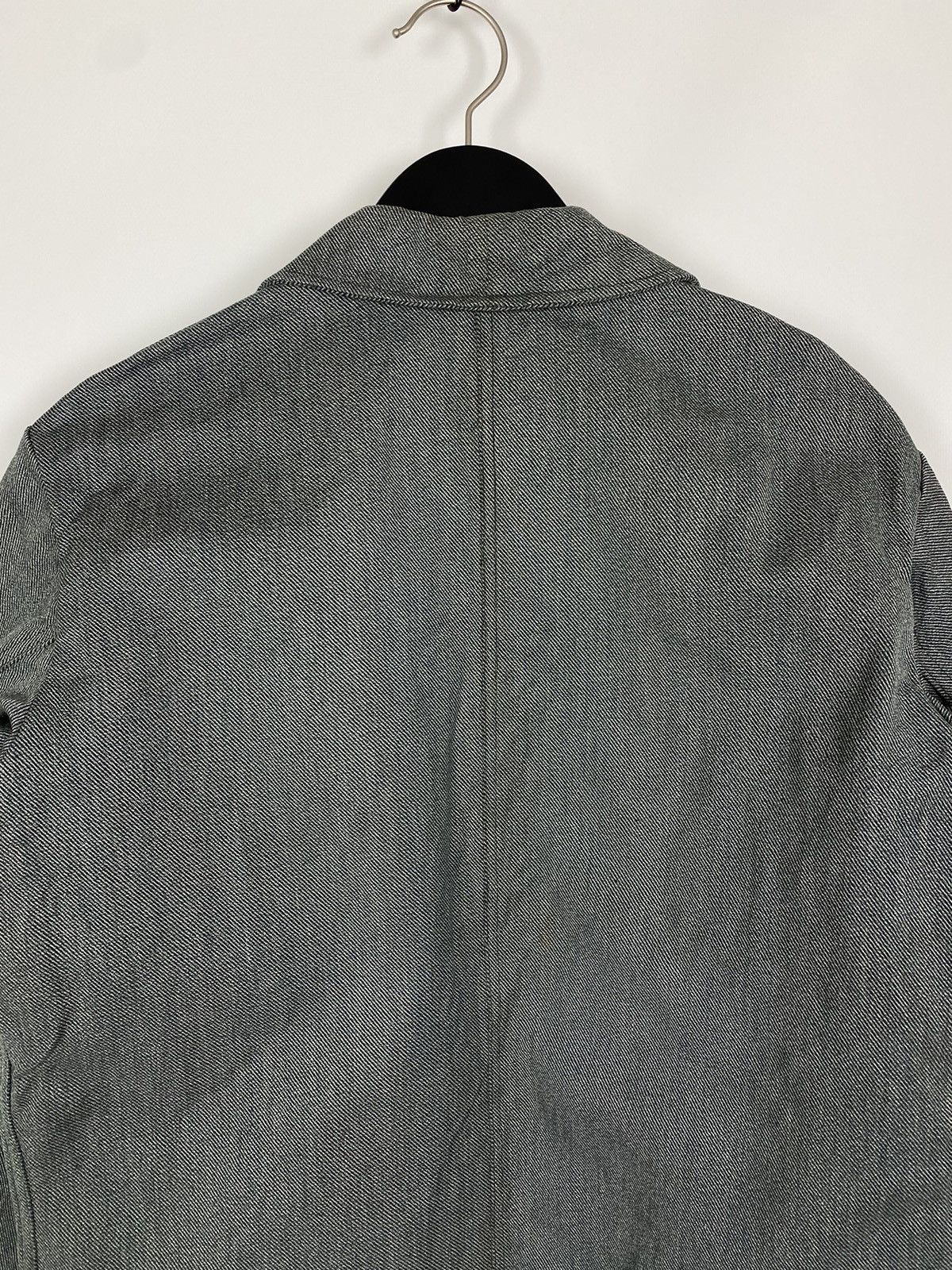 Le Laboureur 70s Vintage Swiss Salt and Pepper Chest Pocket Work Jacket Size US M / EU 48-50 / 2 - 13 Thumbnail