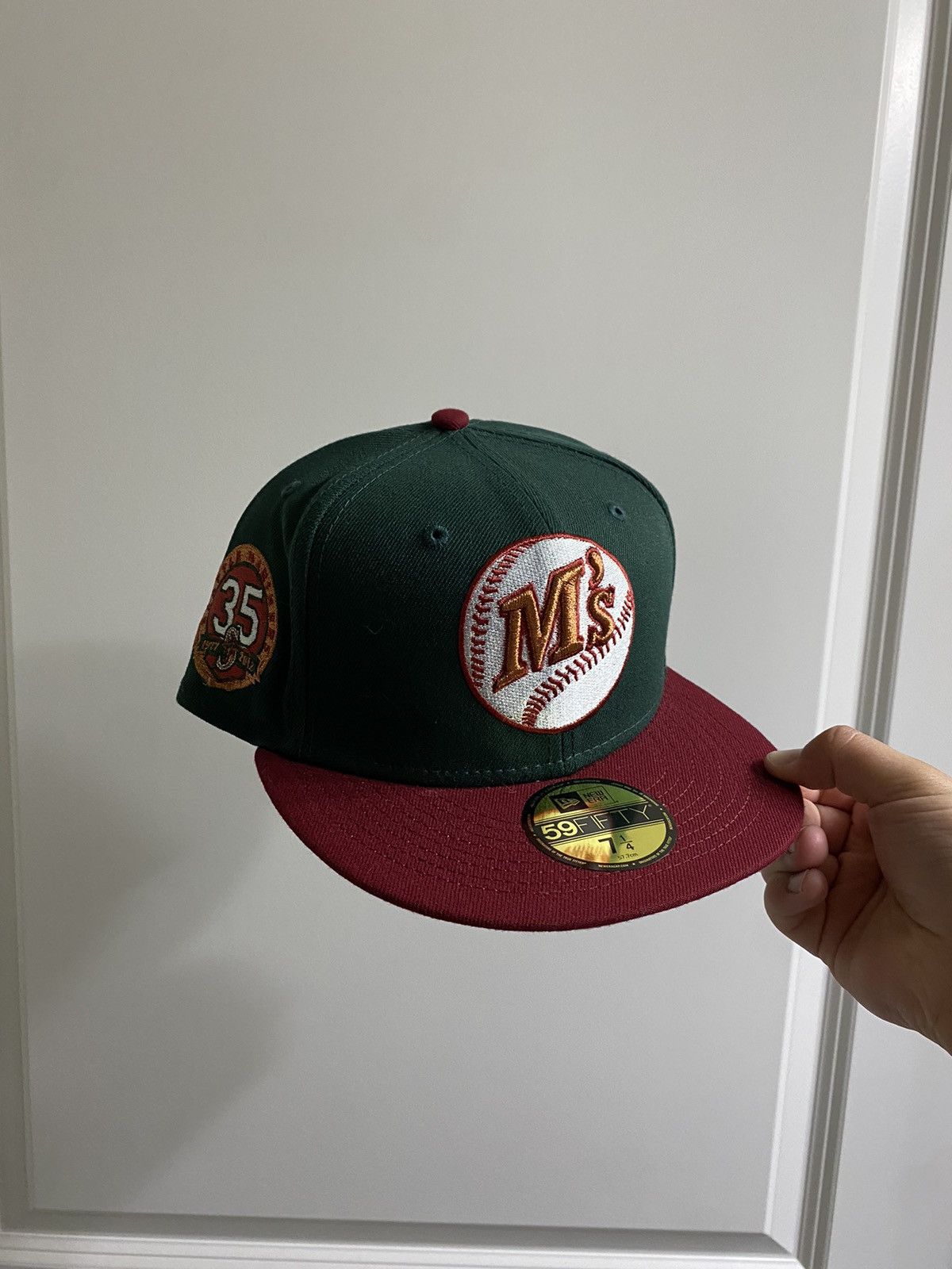 New Era × Topperz 7 1/4 - Seattle Mariners Sonics Crossover M Logo Topperz Size ONE SIZE - 1 Thumbnail