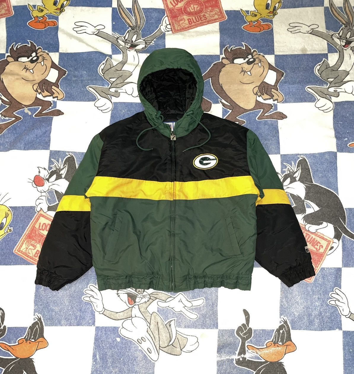 Logo 7 Vintage Green Bay packers logo 7 puffer Size US L / EU 52-54 / 3 - 1 Thumbnail