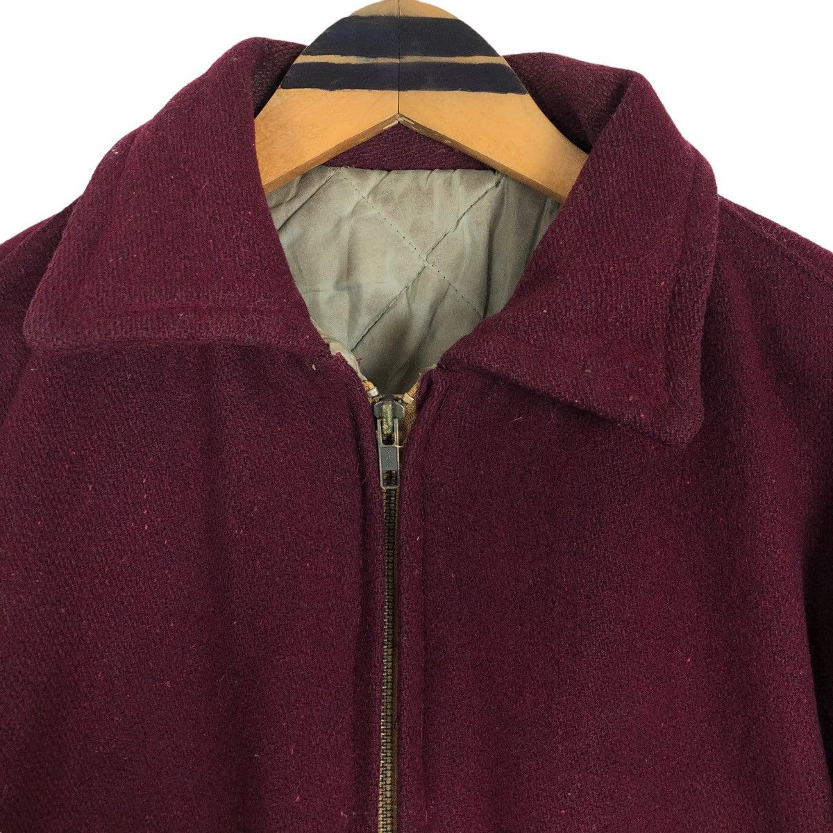 Leather Vintage 50s Loyola Academy Wool Leather Varsity Jacket Size US L / EU 52-54 / 3 - 15 Thumbnail