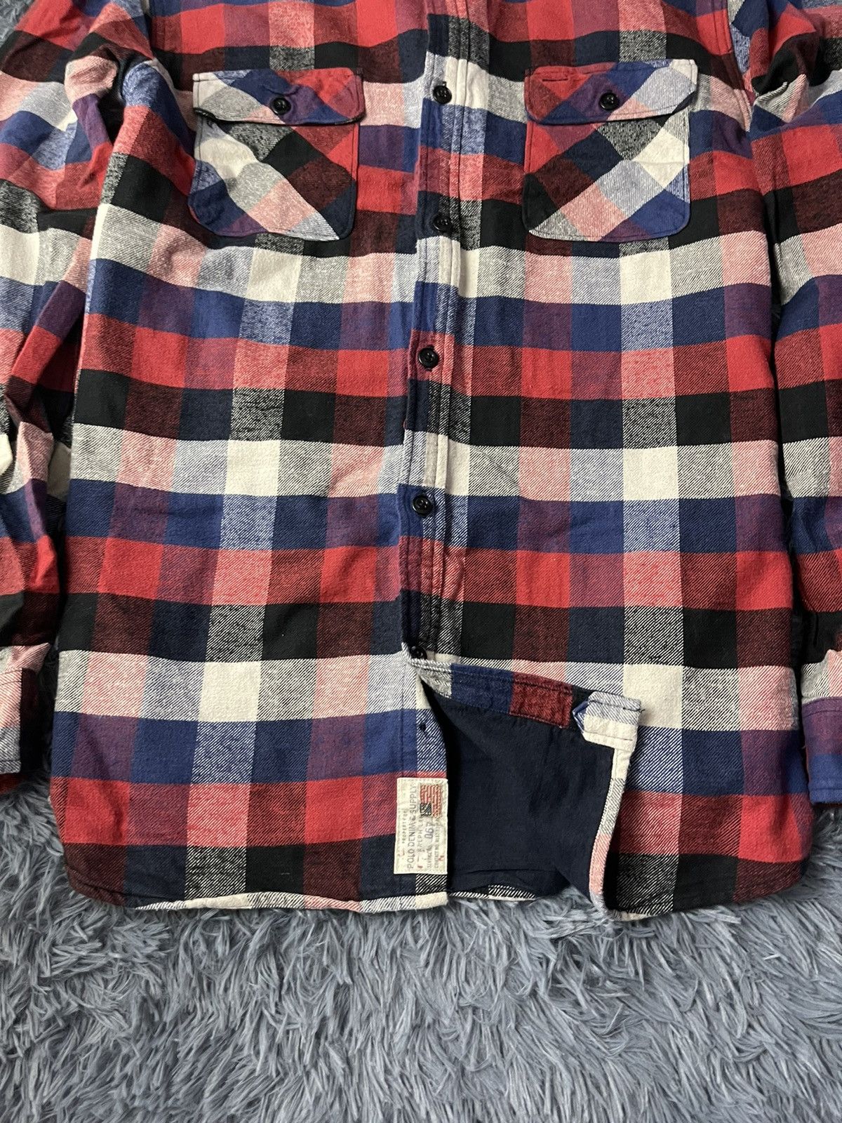Denim & Supply Ralph Lauren × Flannel × Vintage Ralph Lauren Denim&Supply vintage 00s flannel shirt Size US XXL / EU 58 / 5 - 4 Thumbnail