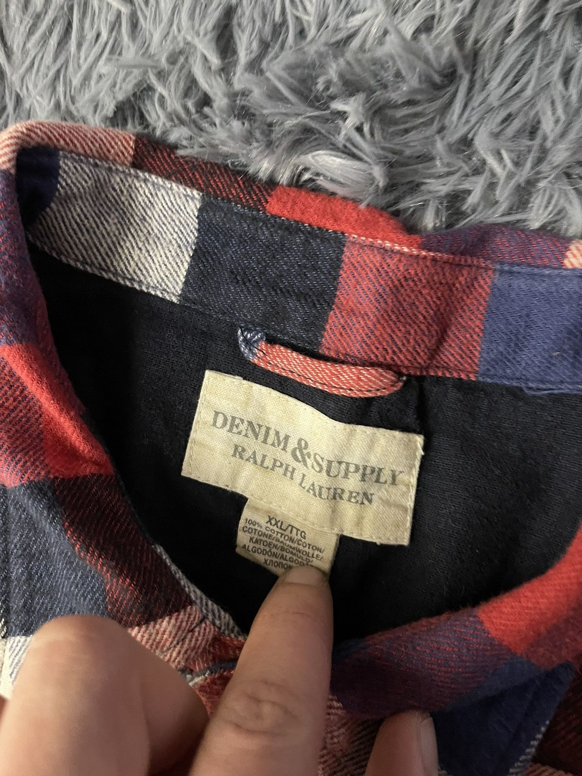 Denim & Supply Ralph Lauren × Flannel × Vintage Ralph Lauren Denim&Supply vintage 00s flannel shirt Size US XXL / EU 58 / 5 - 8 Thumbnail