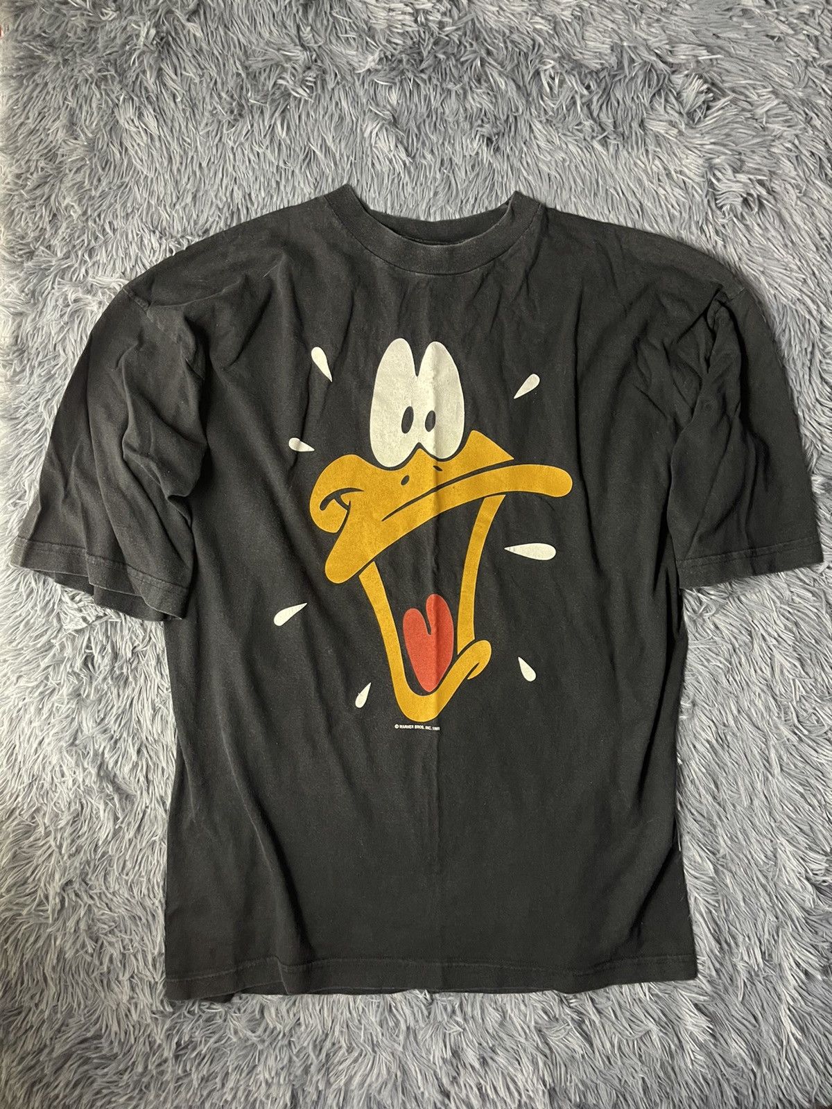 Cartoon Network × Vintage × Warner Bros Daffy Duck Looney Tunes by Warner Bros 1989 vintage t-shirt Size US XL / EU 56 / 4 - 1 Thumbnail