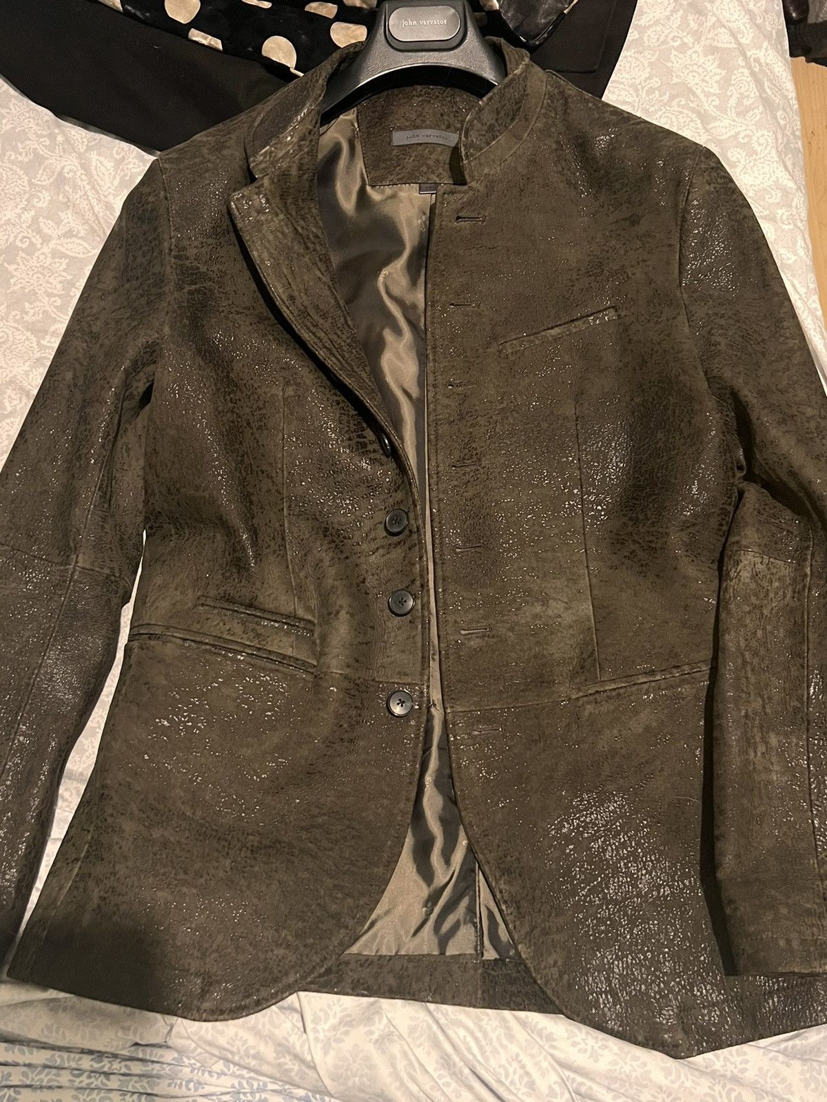 John Varvatos leather jacket