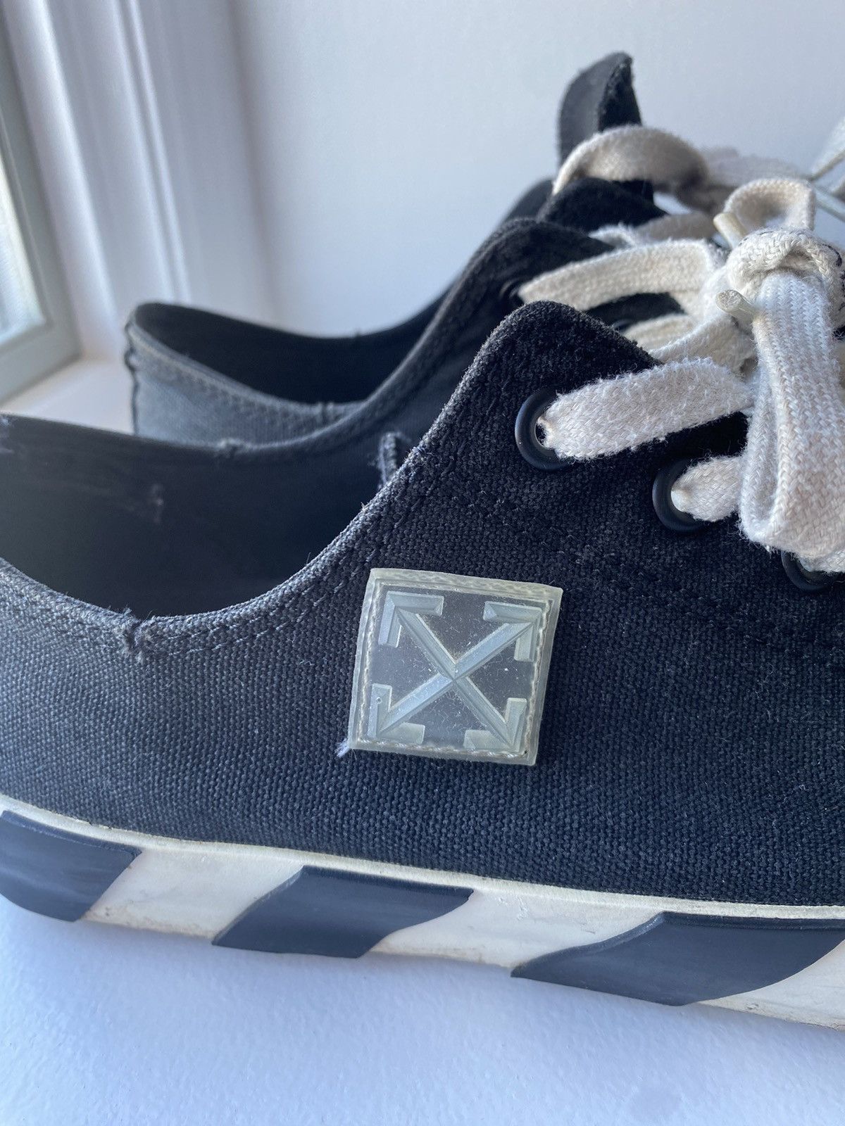 Off-White Off white converse vintage “Temperature” Size US 11.5 / EU 44-45 - 3 Thumbnail