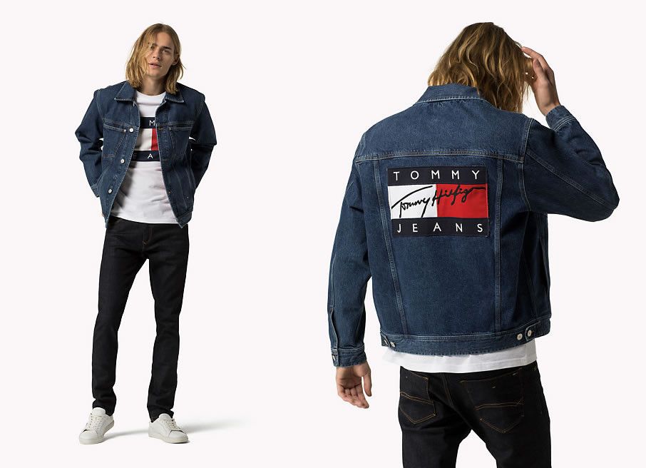 Tommy Hilfiger Tommy Hilfiger x Tommy Jeans 90s Unisex Denim Jacket Size US XL / EU 56 / 4 - 4 Thumbnail